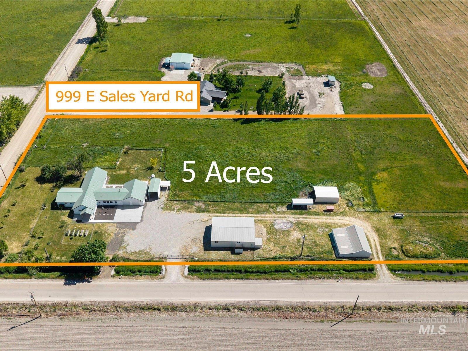 999 E. Sales Yard Rd, Emmett, Idaho 83617, 3 Bedrooms, 2 Bathrooms, Residential For Sale, Price $879,500, 98986602