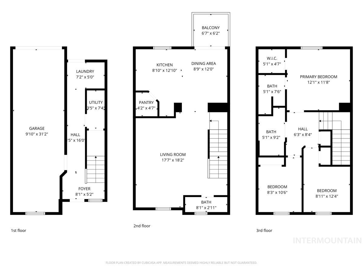 8704 W Pine Valley Ln, Boise, Idaho 83709, 3 Bedrooms, 2.5 Bathrooms, Residential For Sale, Price $339,900, 98986611