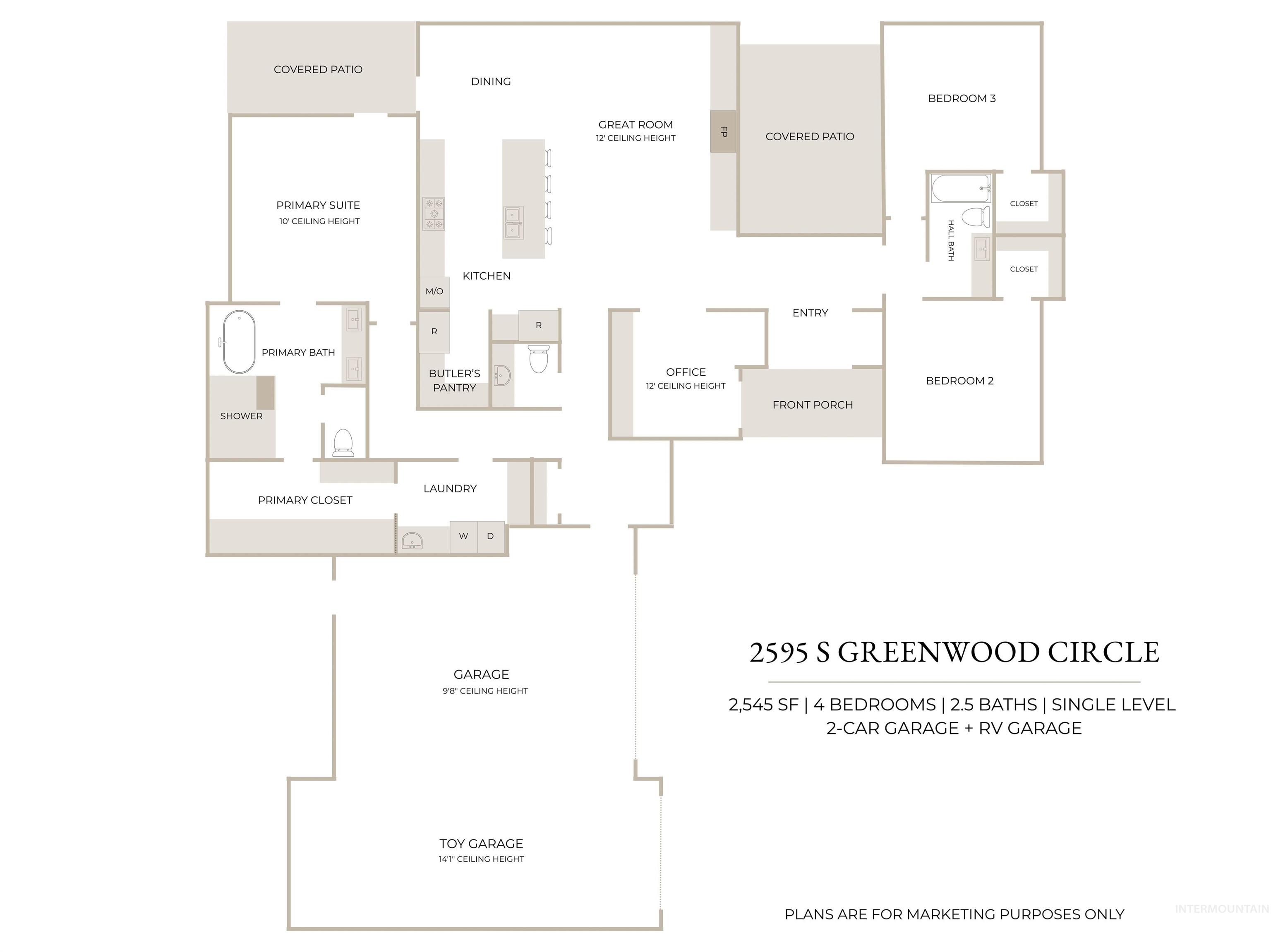 2591 S Greenwood Cir, Boise, Idaho 83706, 4 Bedrooms, 2.5 Bathrooms, Residential For Sale, Price $1,275,000, 98986881