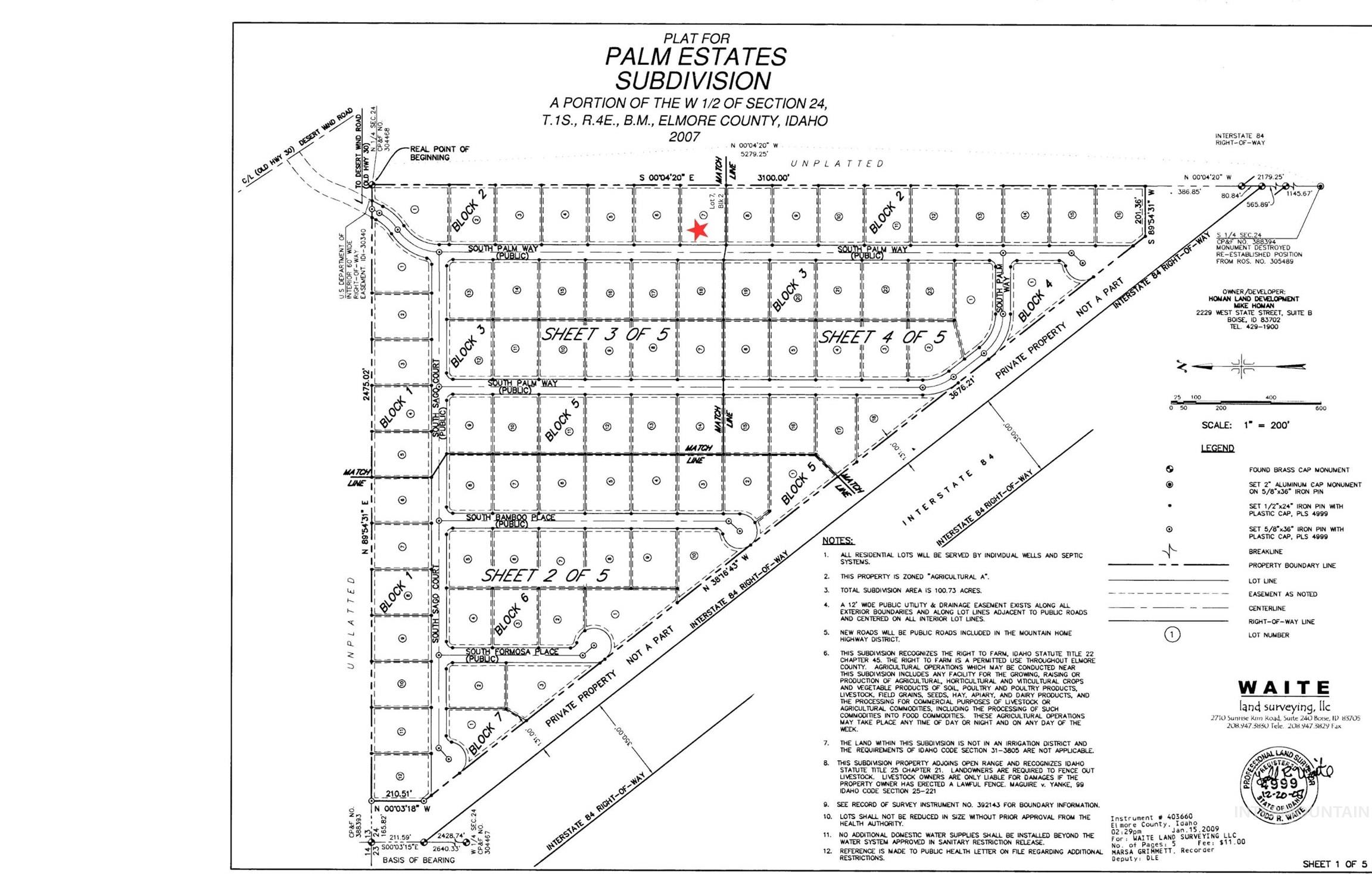 Lot 7/Blk 2 S Palm Way, Mayfield, Idaho 83647, Land For Sale, Price $240,000, 98986888