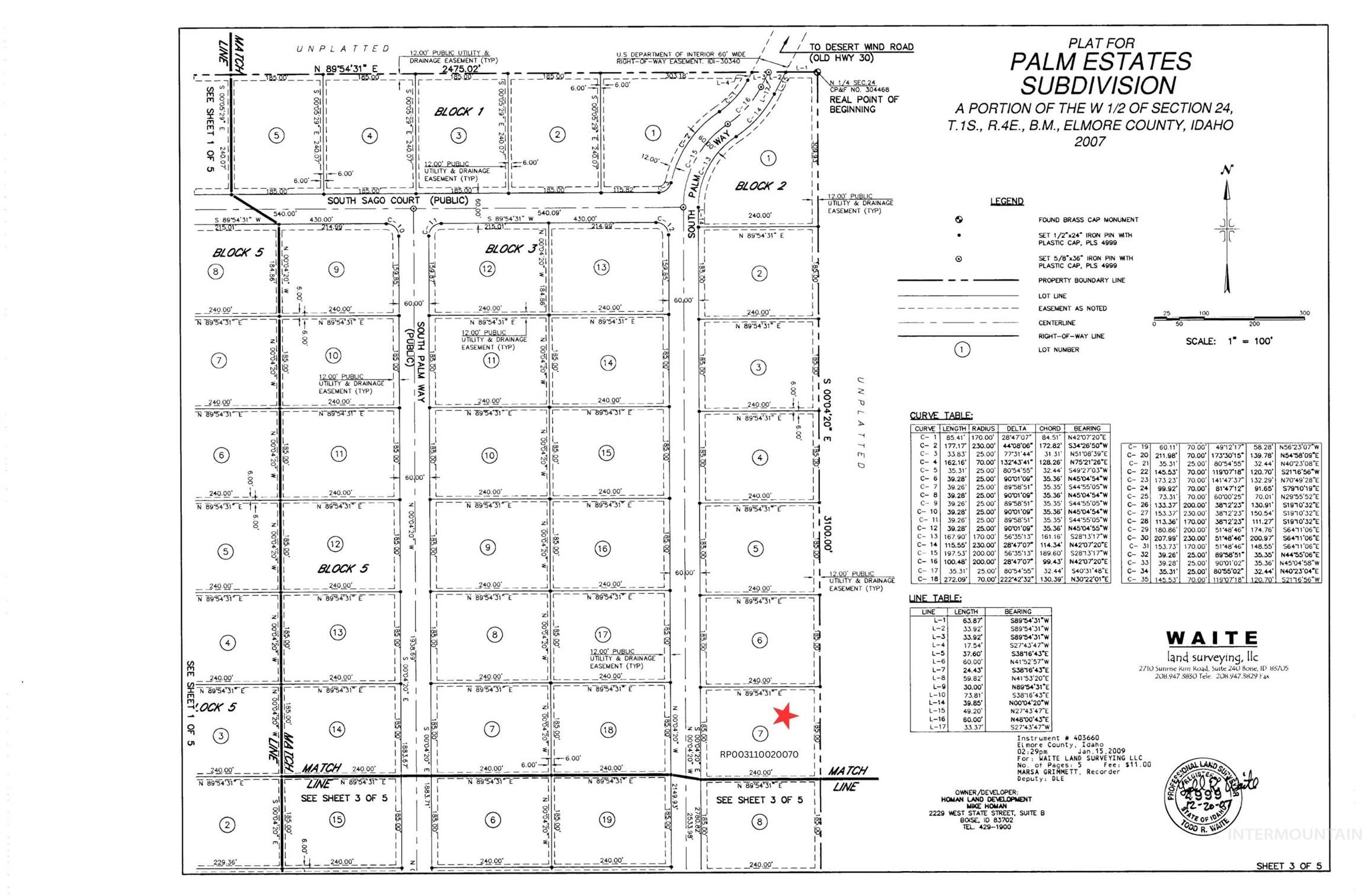 Lot 7/Blk 2 S Palm Way, Mayfield, Idaho 83647, Land For Sale, Price $240,000, 98986888