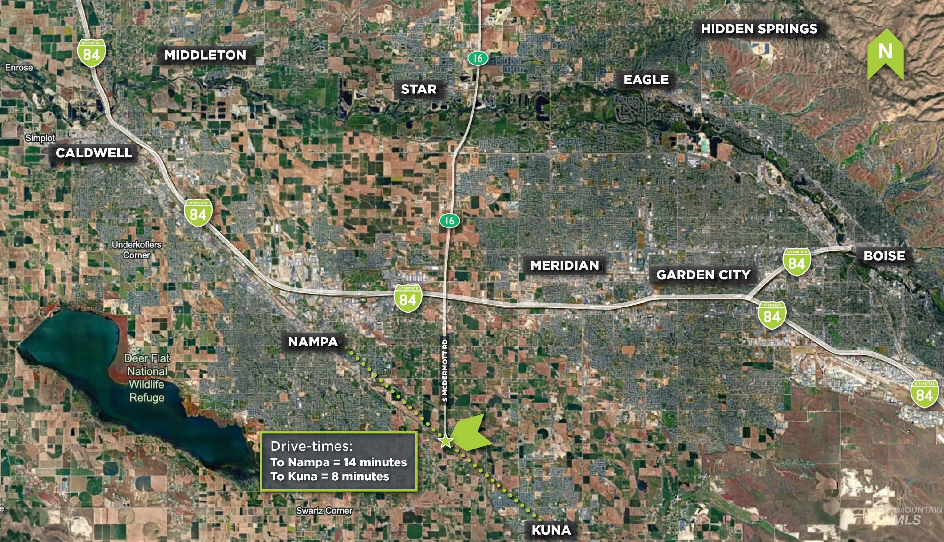8626 S McDermott, Kuna, Idaho 83634, Land For Sale, Price $1,999,000, 98986892