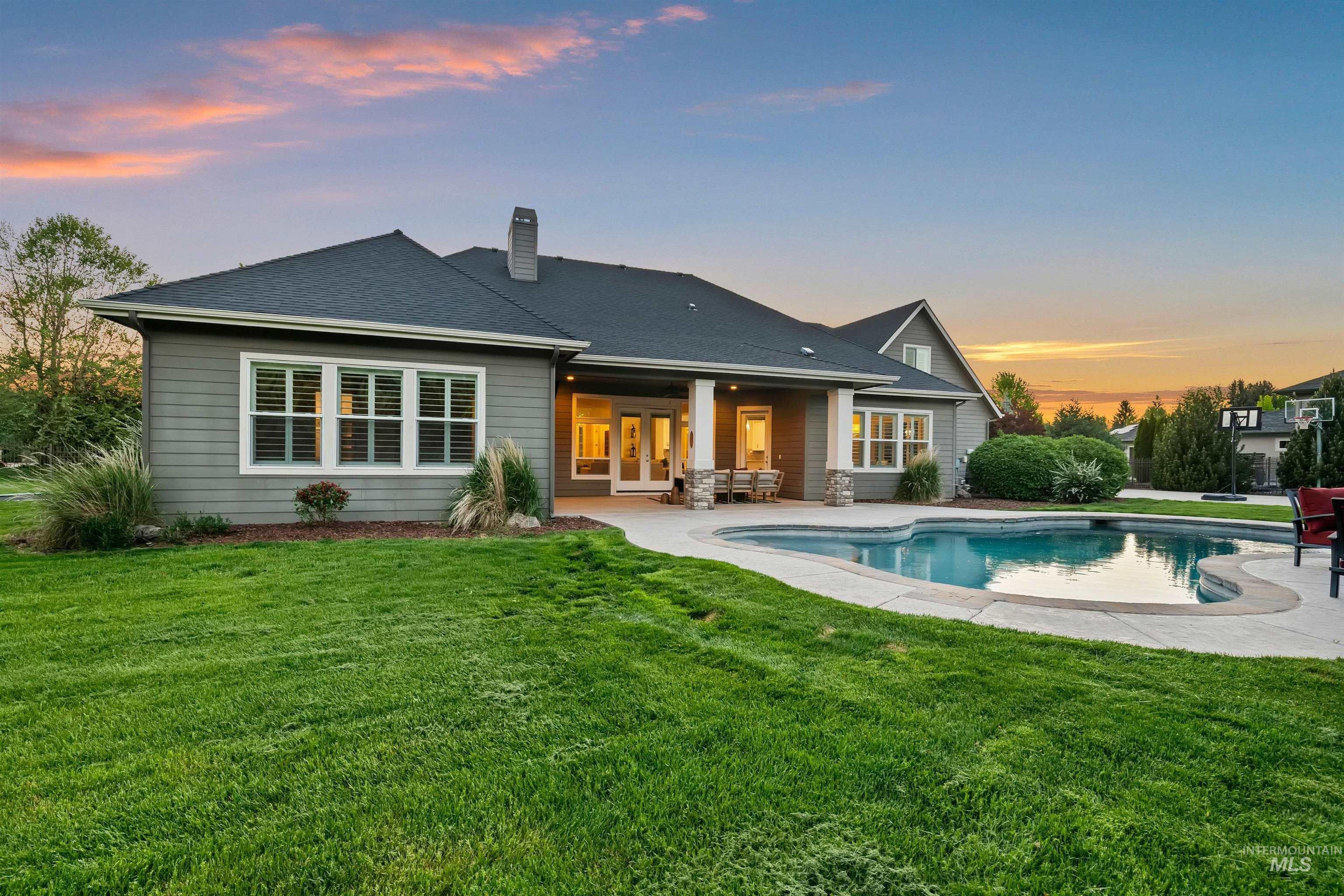 1102 N Lionbridge Ave, Eagle, Idaho 83616-1612, 4 Bedrooms, 3.5 Bathrooms, Residential For Sale, Price $1,625,000, 98986899