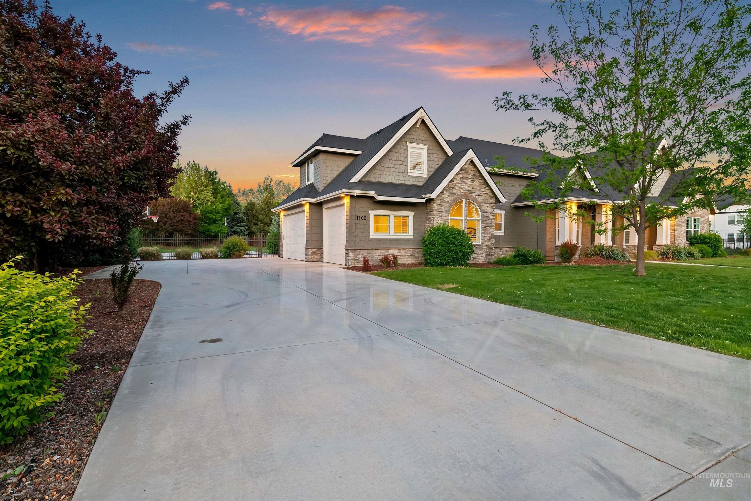 1102 N Lionbridge Ave, Eagle, Idaho 83616-1612, 4 Bedrooms, 3.5 Bathrooms, Residential For Sale, Price $1,625,000, 98986899