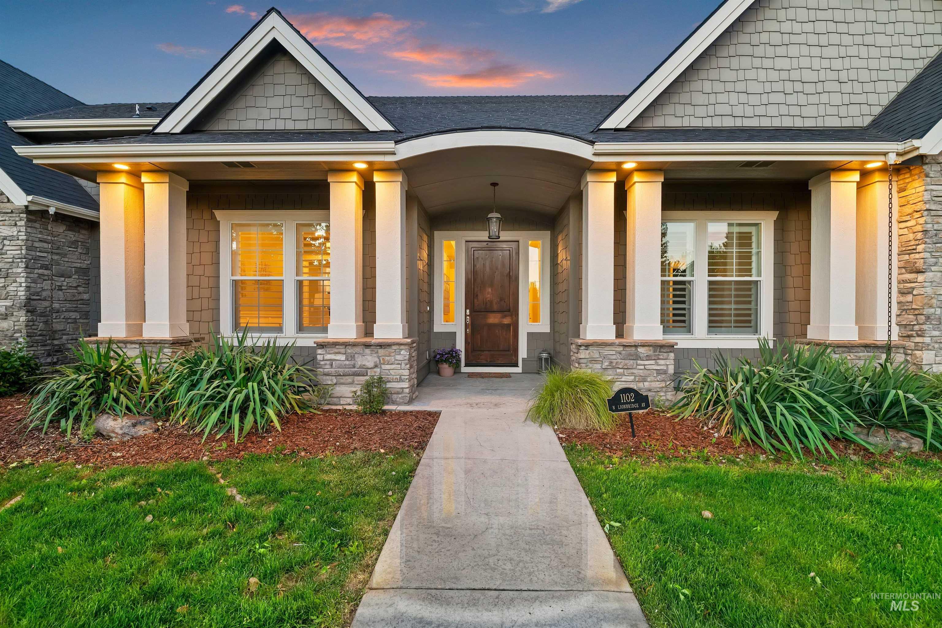 1102 N Lionbridge Ave, Eagle, Idaho 83616-1612, 4 Bedrooms, 3.5 Bathrooms, Residential For Sale, Price $1,625,000, 98986899