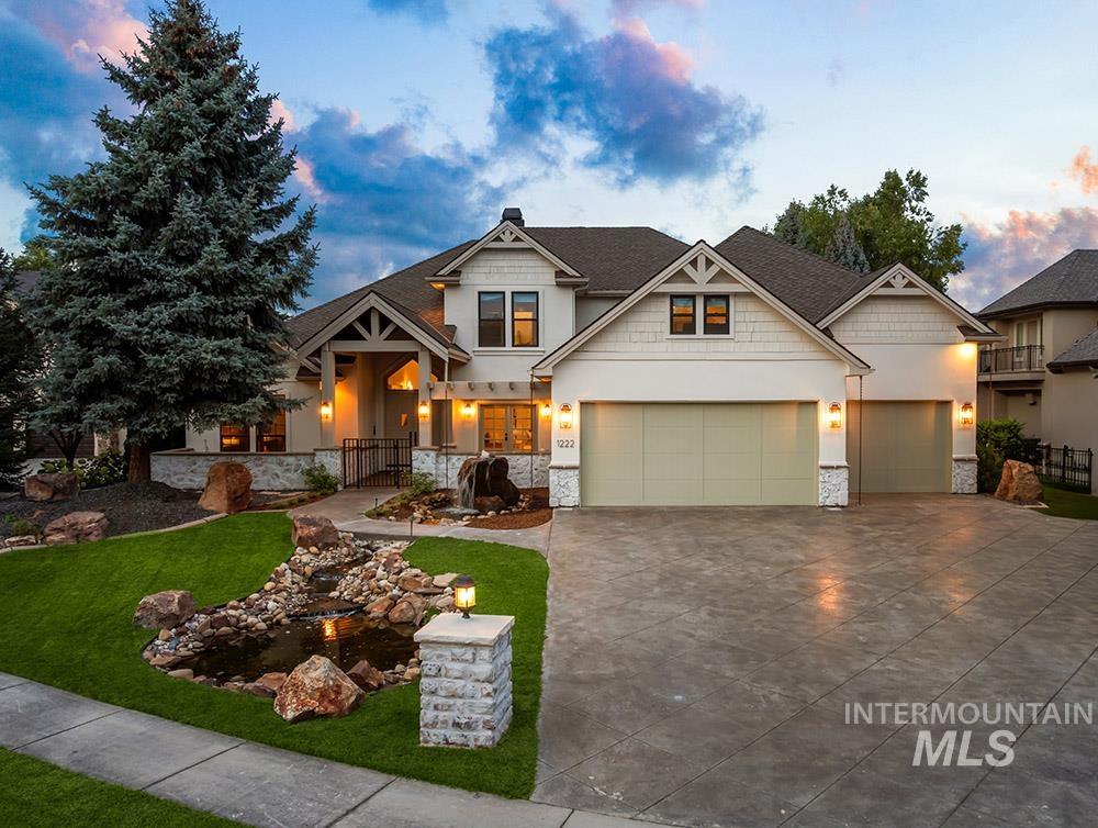 1222 S Lake Pointe Way, Eagle, Idaho 83616, 4 Bedrooms, 4.5 Bathrooms, Residential For Sale, Price $1,899,900, 98986950