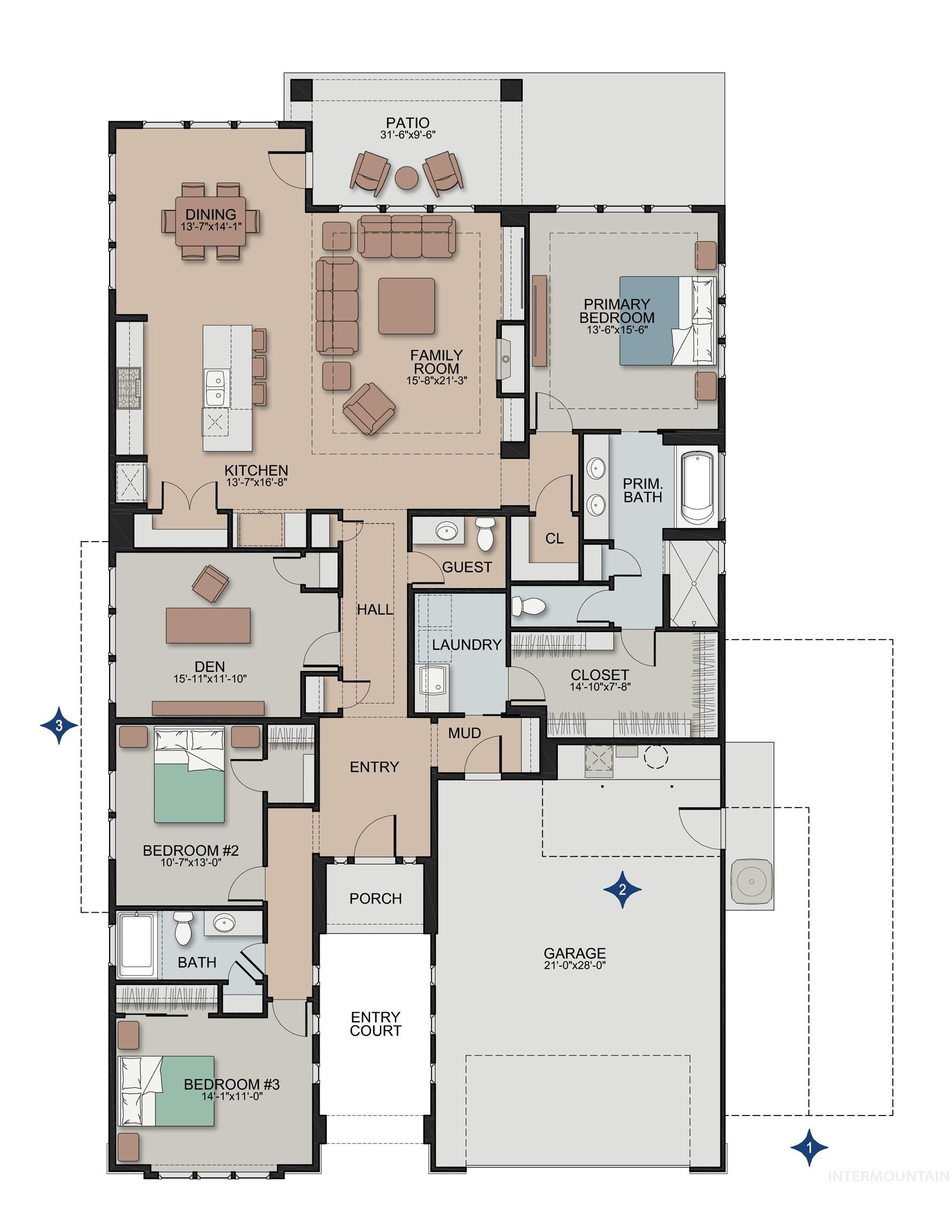 6796 S Utmost Way, Meridian, Idaho 83642, 3 Bedrooms, 2.5 Bathrooms, Residential For Sale, Price $810,000, 98987011