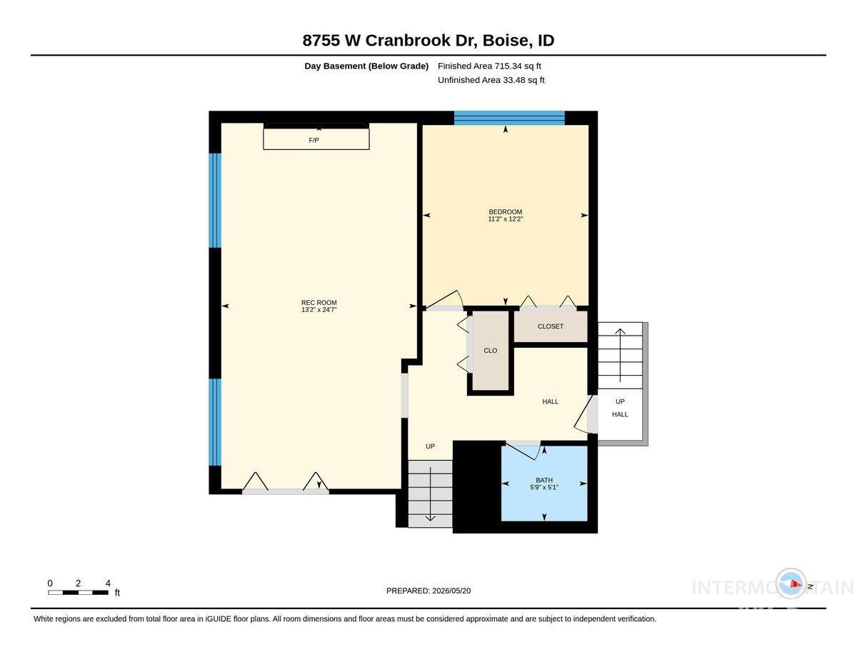 8755 W Cranbrook Dr, Boise, Idaho 83704, 4 Bedrooms, 2 Bathrooms, Residential For Sale, Price $629,900,MLS 98987082