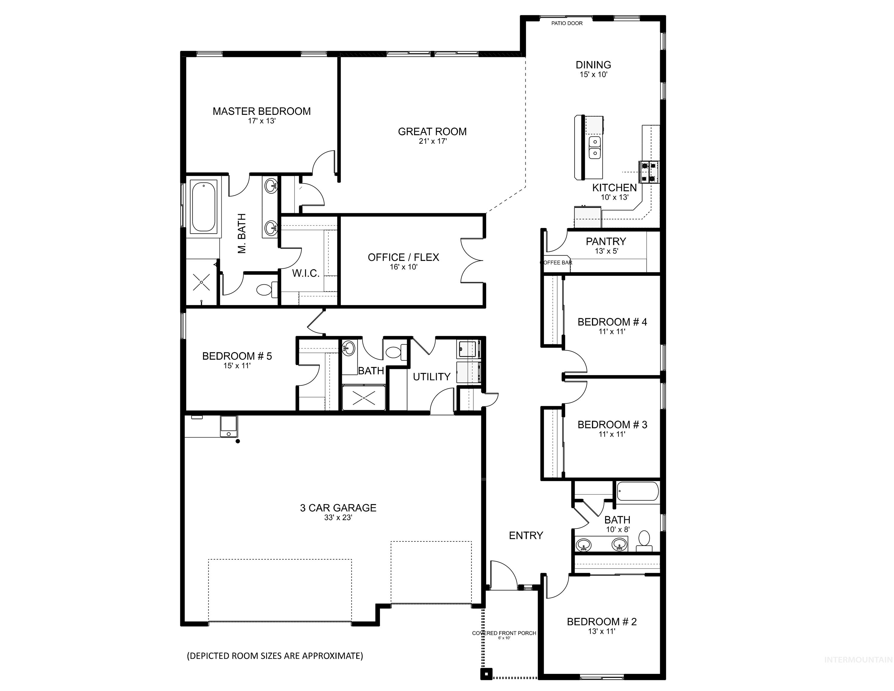 1645 Haystack, Emmett, Idaho 83617, 5 Bedrooms, 3 Bathrooms, Residential For Sale, Price $553,399, 98987209