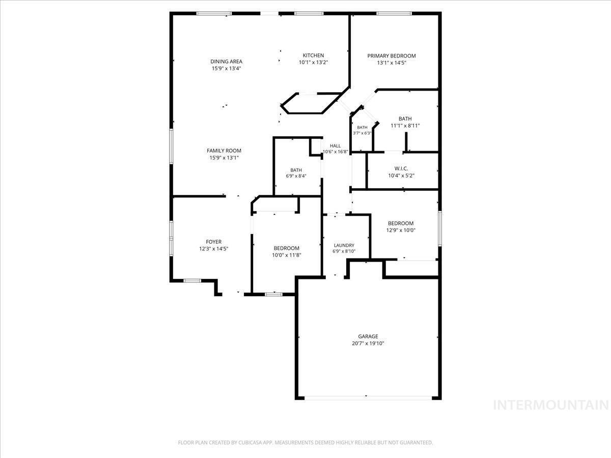 10773 Gossamer St, Nampa, Idaho 83687, 3 Bedrooms, 2 Bathrooms, Residential For Sale, Price $380,000, 98987272