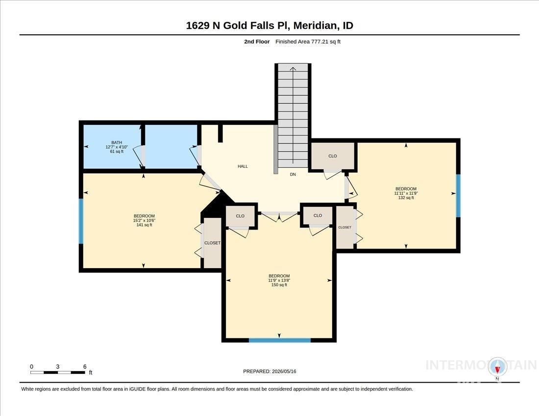 1629 N Gold Falls, Meridian, Idaho 83646, 4 Bedrooms, 2.5 Bathrooms, Residential For Sale, Price $534,000, 98987353