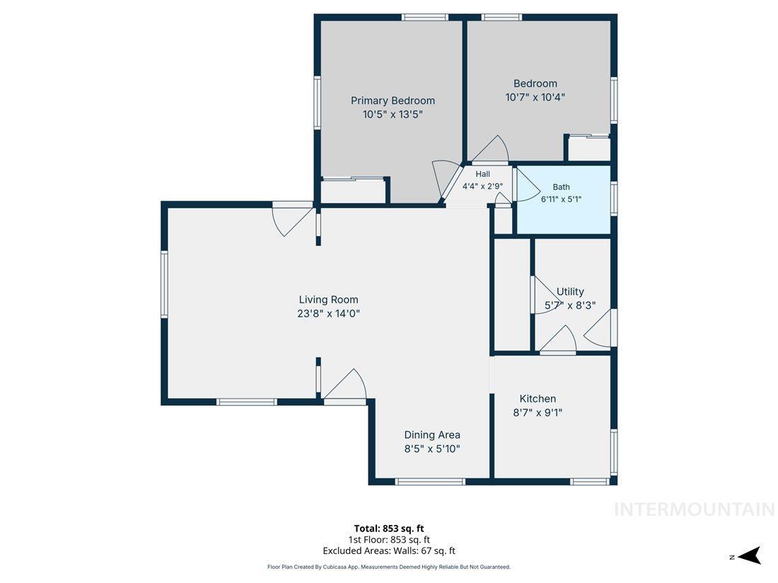 939 W Owyhee St, Kuna, Idaho 83634-2205, 2 Bedrooms, 1 Bathroom, Residential For Sale, Price $309,900, 98987488