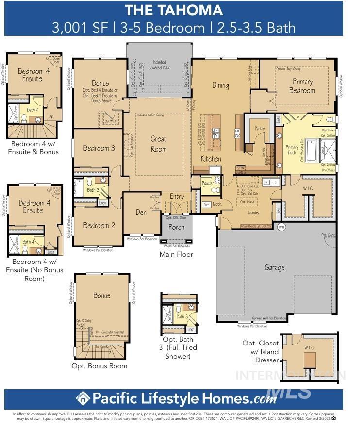 8051 W Inspirado Dr., Eagle, Idaho 83646, 4 Bedrooms, 3.5 Bathrooms, Residential For Sale, Price $1,149,800, 98987628