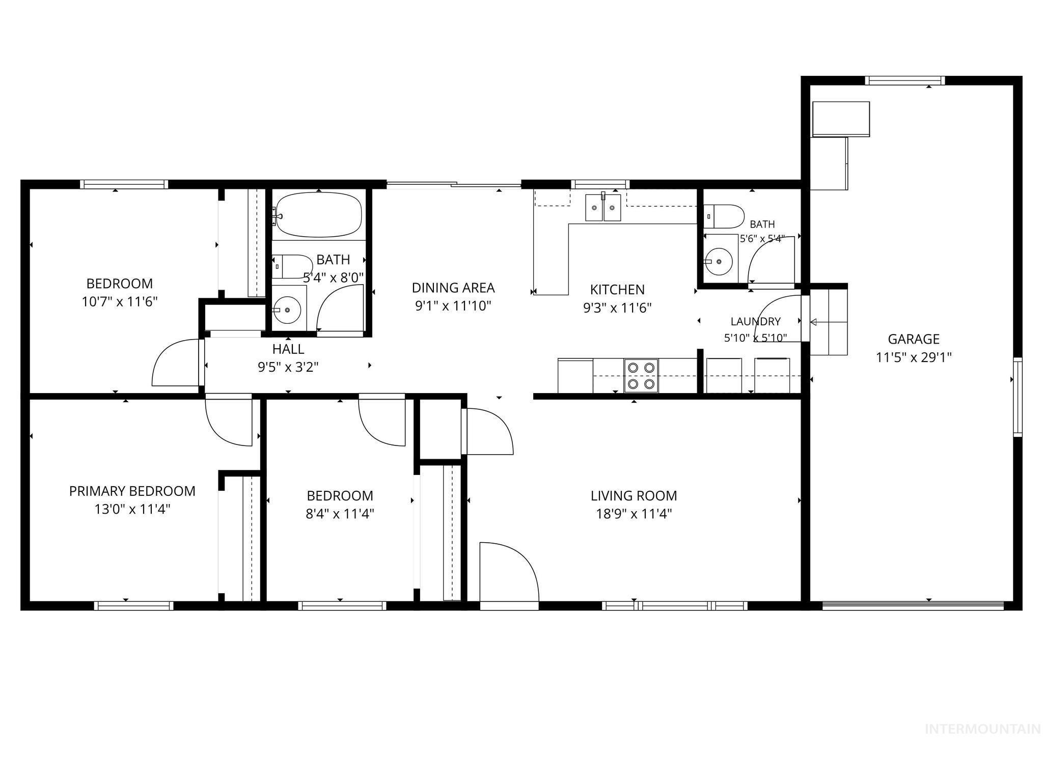 112 Sunset Cir, Buhl, Idaho 83316, 3 Bedrooms, 1.5 Bathrooms, Residential For Sale, Price $255,000, 98987742