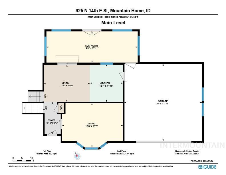 925 N 14th East St, Mountain Home, Idaho 83647, 4 Bedrooms, 3 Bathrooms, Residential For Sale, Price $386,999, 98987760