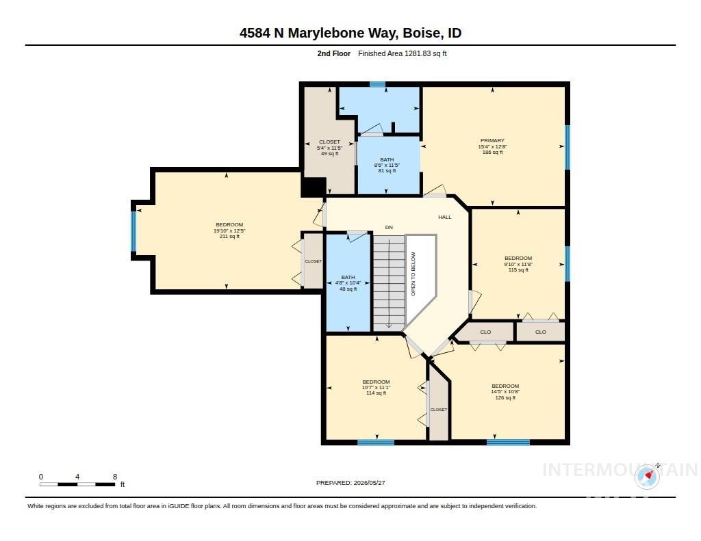 4584 N Marylebone Pl, Boise, Idaho 83713-2451, 5 Bedrooms, 2.5 Bathrooms, Residential For Sale, Price $585,000, 98987841
