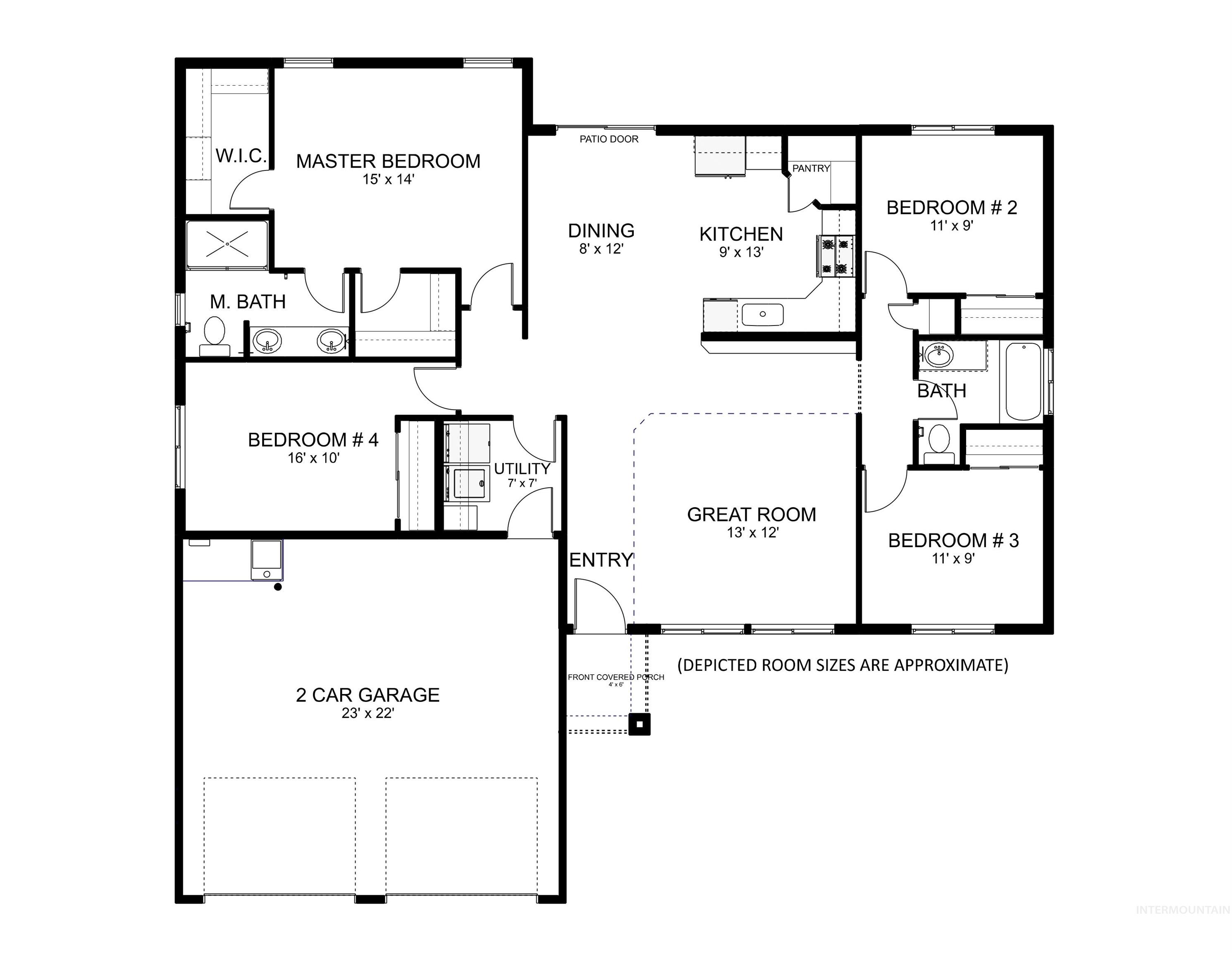 3030 Cypress Point Ave, Payette, Idaho 83661, 4 Bedrooms, 2 Bathrooms, Residential For Sale, Price $402,899,MLS 98987958