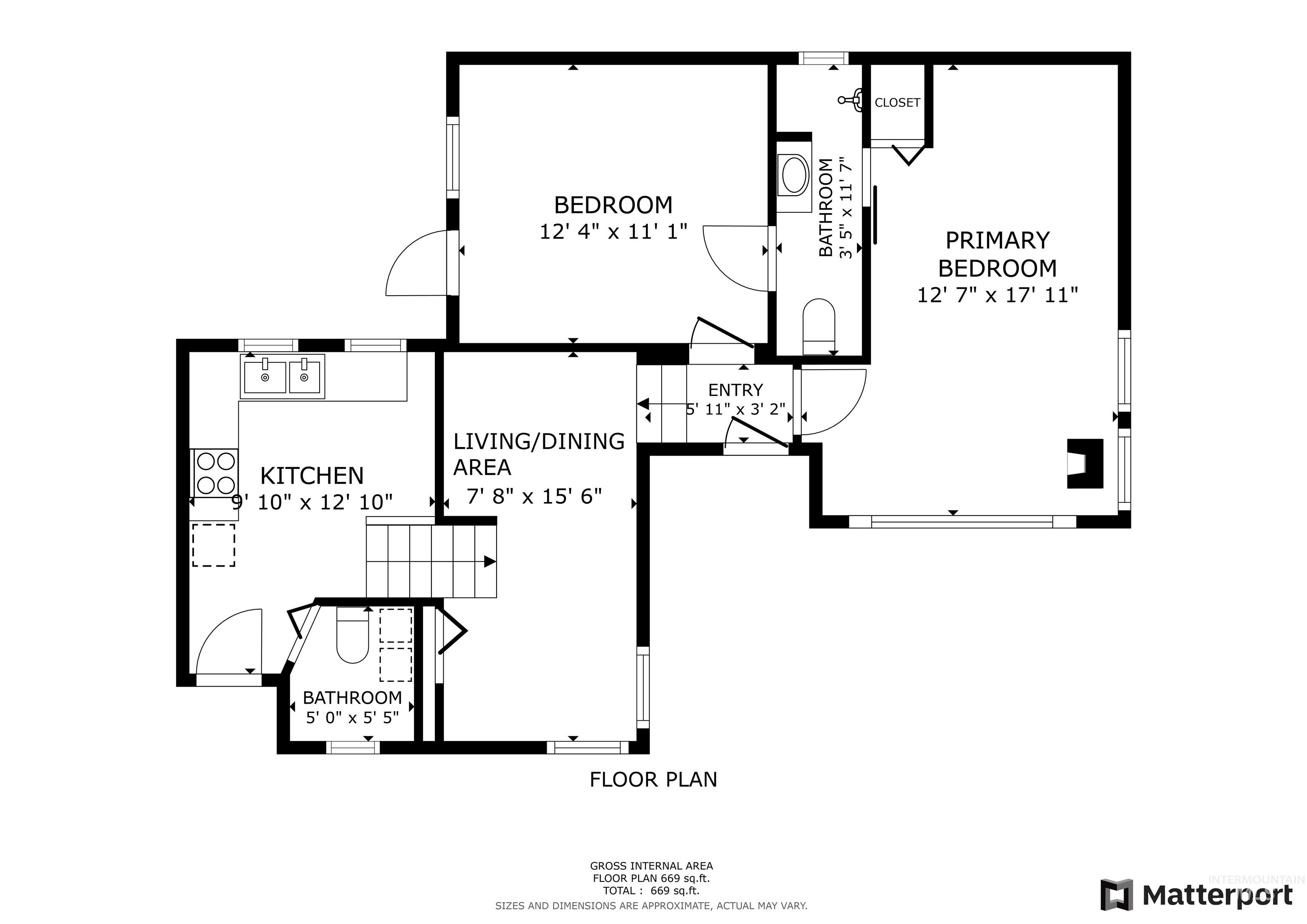 970 N Clithero Dr, Boise, Idaho 83703, 2 Bedrooms, 2 Bathrooms, Residential For Sale, Price $435,000, 98988026