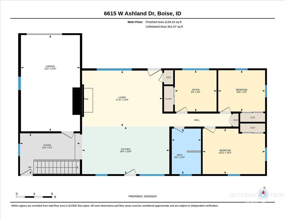6615 W Ashland Dr, Boise, Idaho 83709, 5 Bedrooms, 2 Bathrooms, Residential For Sale, Price $649,900, 98988222