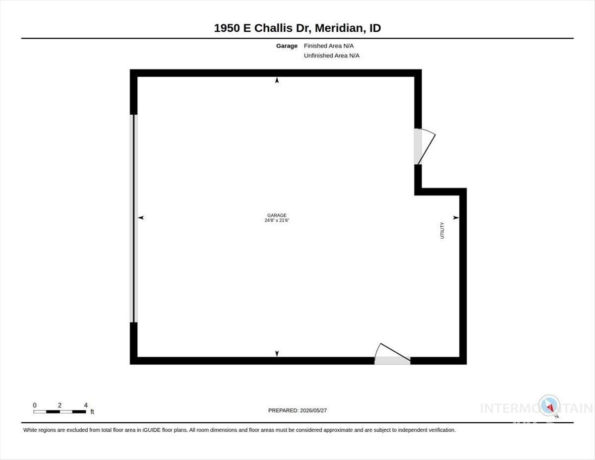 1950 E Challis Drive, Meridian, Idaho 83646, 3 Bedrooms, 2 Bathrooms, Residential For Sale, Price $429,900, 98988224
