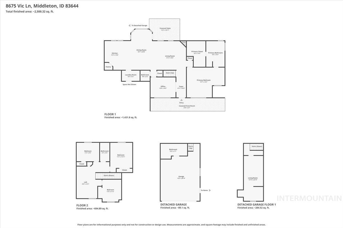 8675 Vic Ln., Middleton, Idaho 83644, 5 Bedrooms, 3.5 Bathrooms, Residential For Sale, Price $985,000,MLS 98988363