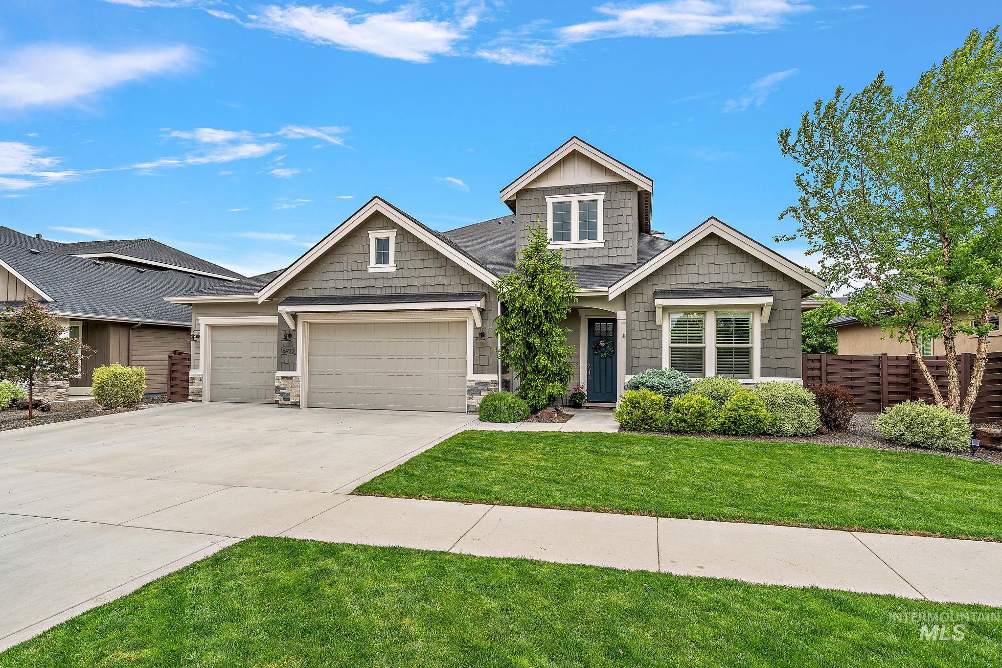 6922 N Agrarian, Meridian, Idaho 83646, 3 Bedrooms, 3 Bathrooms, Residential For Sale, Price $975,000,MLS 98988462