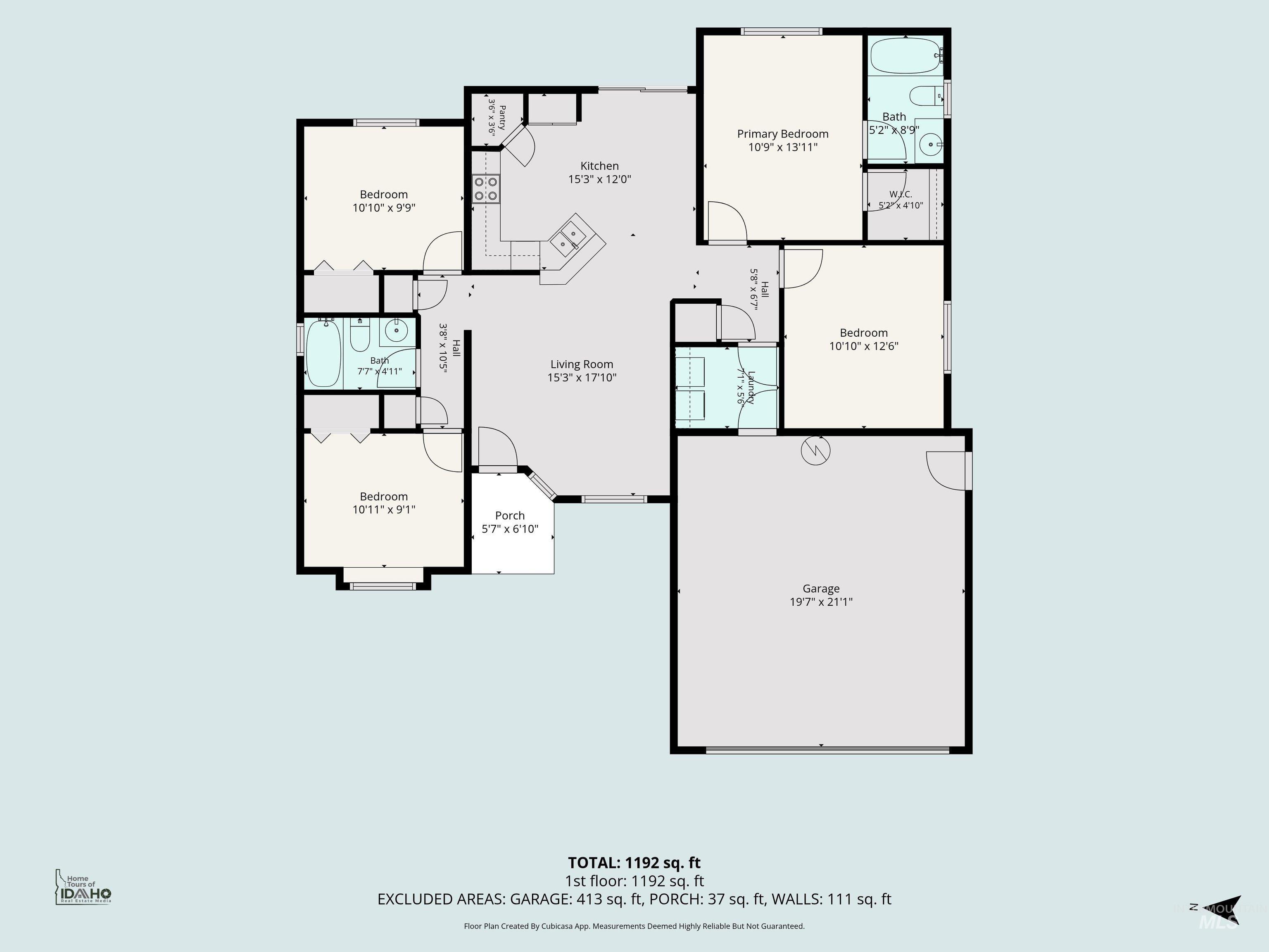 17860 Monarch Way, Nampa, Idaho 83687, 3 Bedrooms, 2 Bathrooms, Residential For Sale, Price $365,000, 98988496