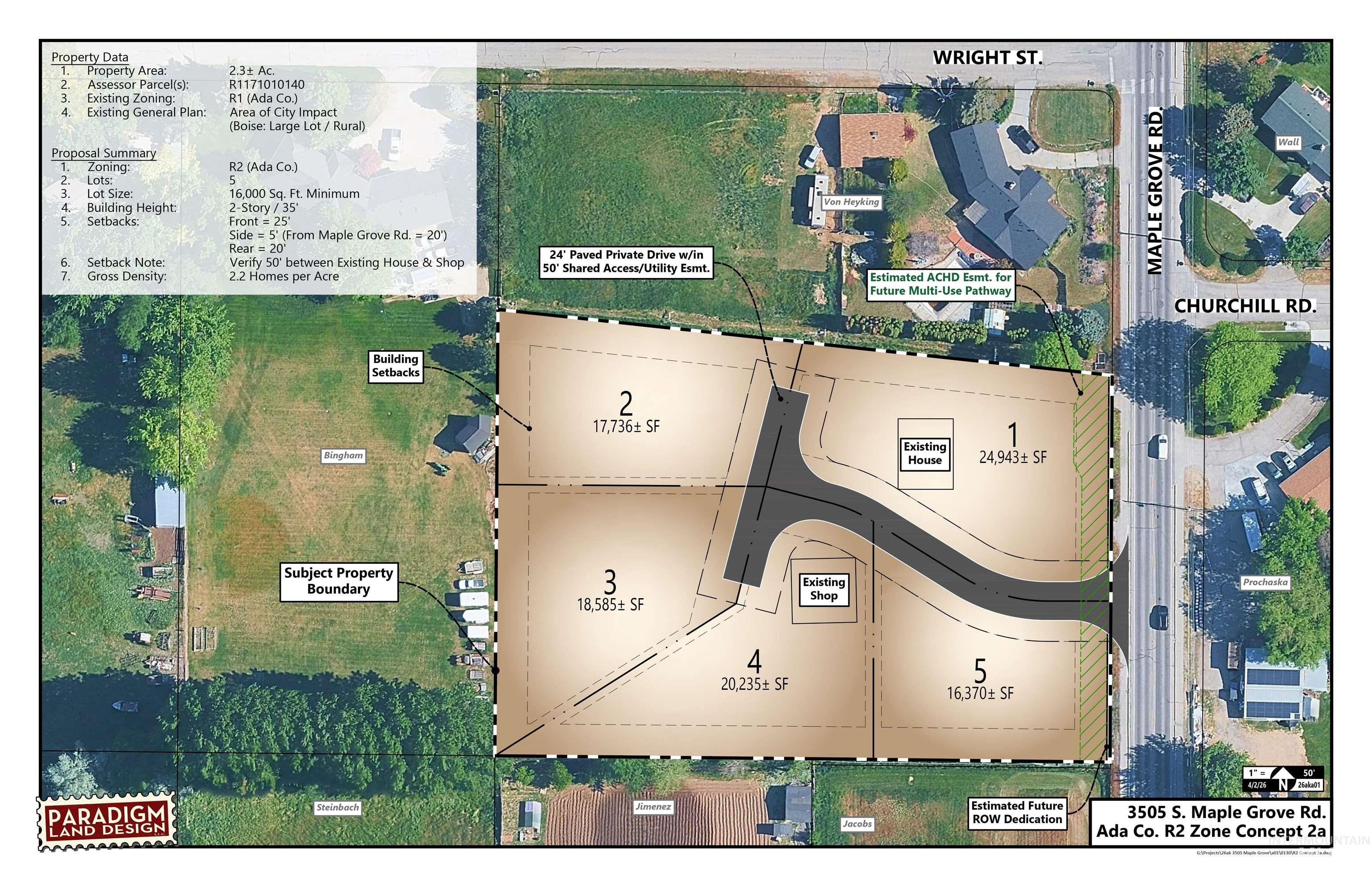 3505 S Maple Grove, Boise, Idaho 83709, Land For Sale, Price $1,249,000, 98988500