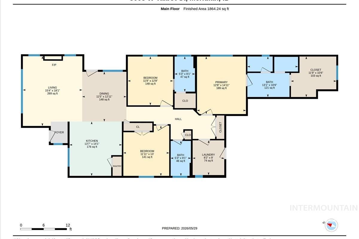 5003 W Talbot St., Meridian, Idaho 83646, 3 Bedrooms, 3 Bathrooms, Residential For Sale, Price $580,000,MLS 98988518