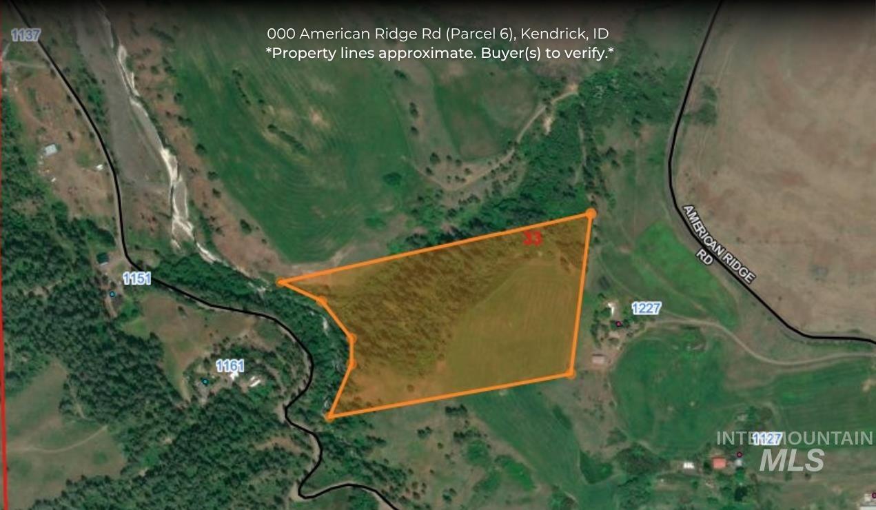 000 American Ridge Rd (Parcel 6), Kendrick, Idaho 83537, Land For Sale, Price $235,000,MLS 98988568