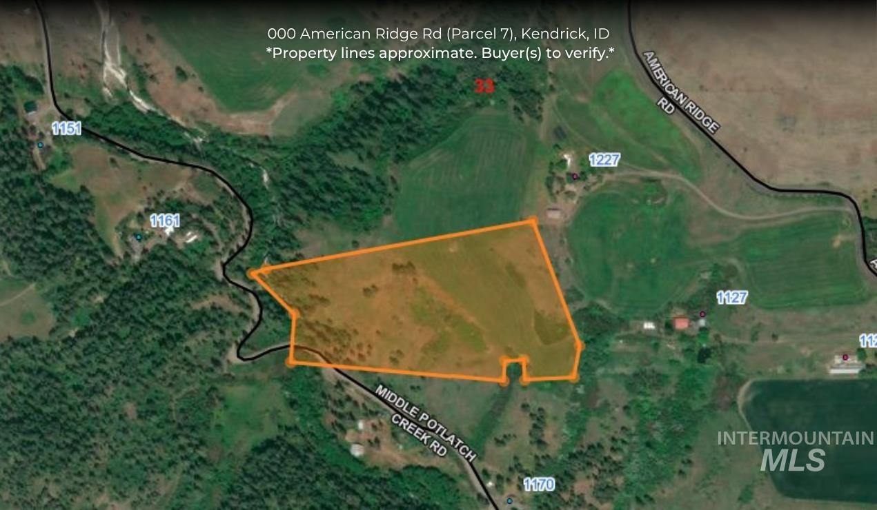 000 American Ridge Rd (Parcel 7), Kendrick, Idaho 83537, Land For Sale, Price $215,000,MLS 98988569