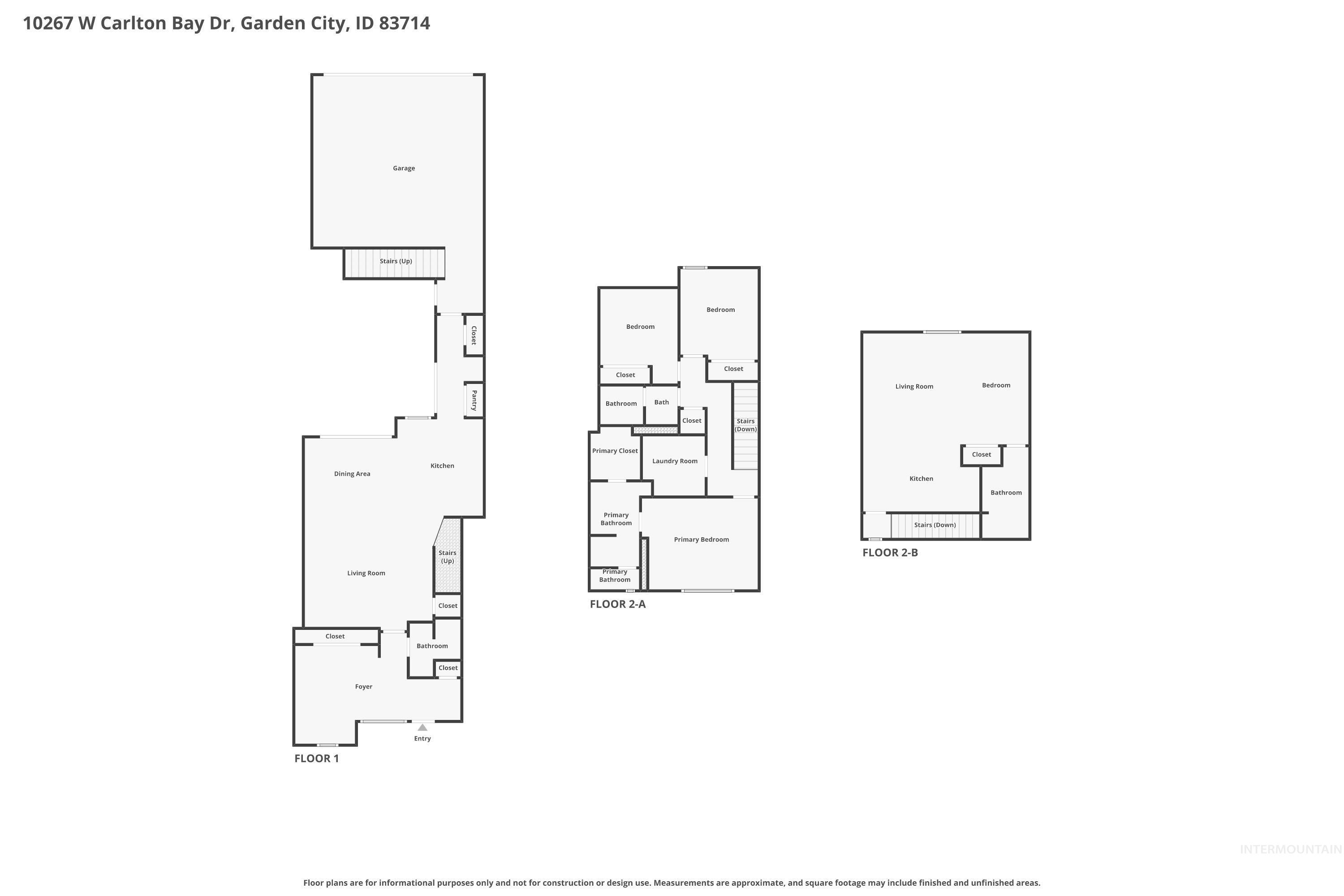 10267 W Carlton Bay Dr, Garden City, Idaho 83714, 3 Bedrooms, 3 Bathrooms, Residential Income For Sale, Price $629,900, 98988845