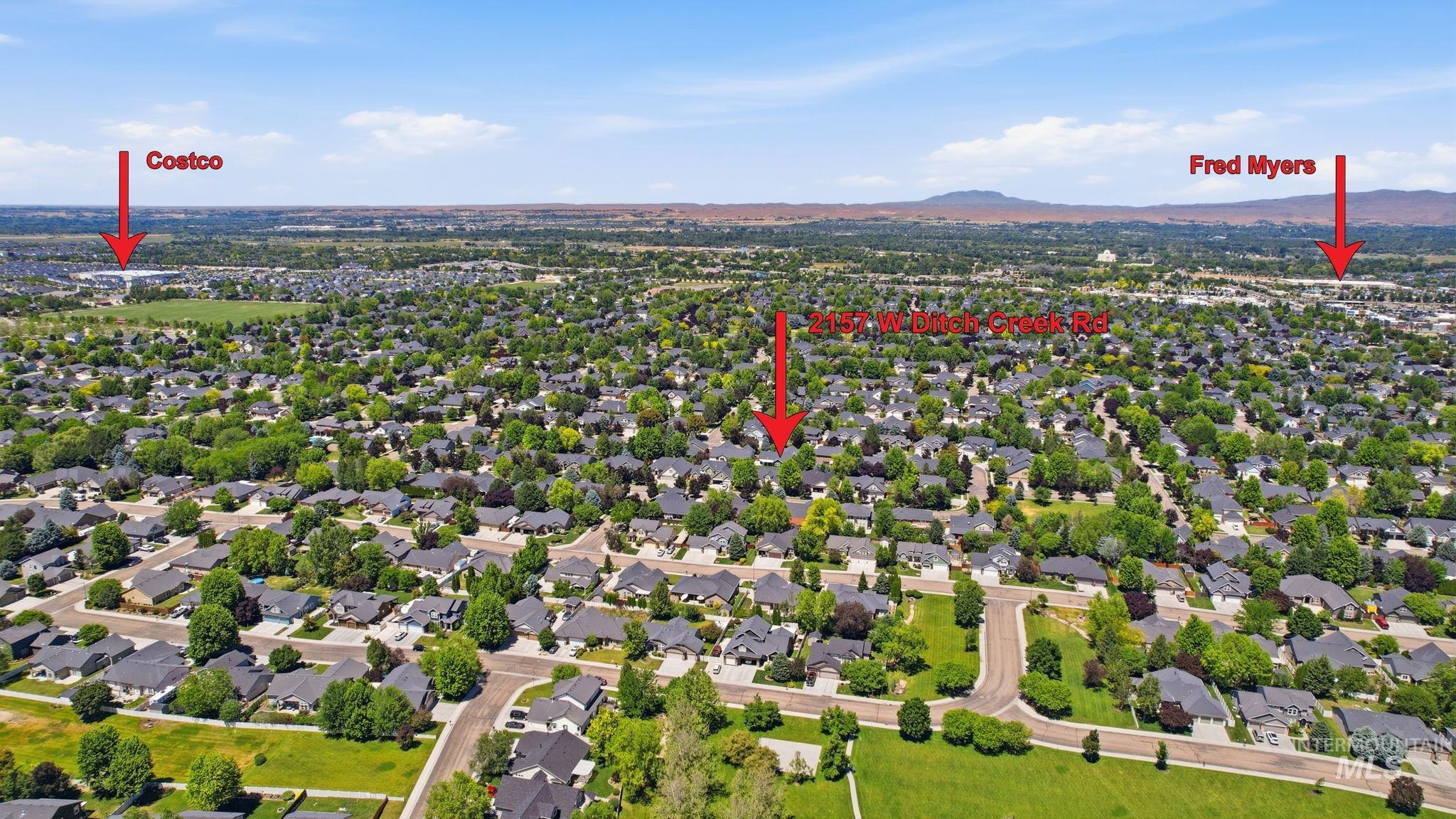 2157 W Ditch Creek Dr., Meridian, Idaho 83646, 4 Bedrooms, 3 Bathrooms, Residential For Sale, Price $625,000, 98988959
