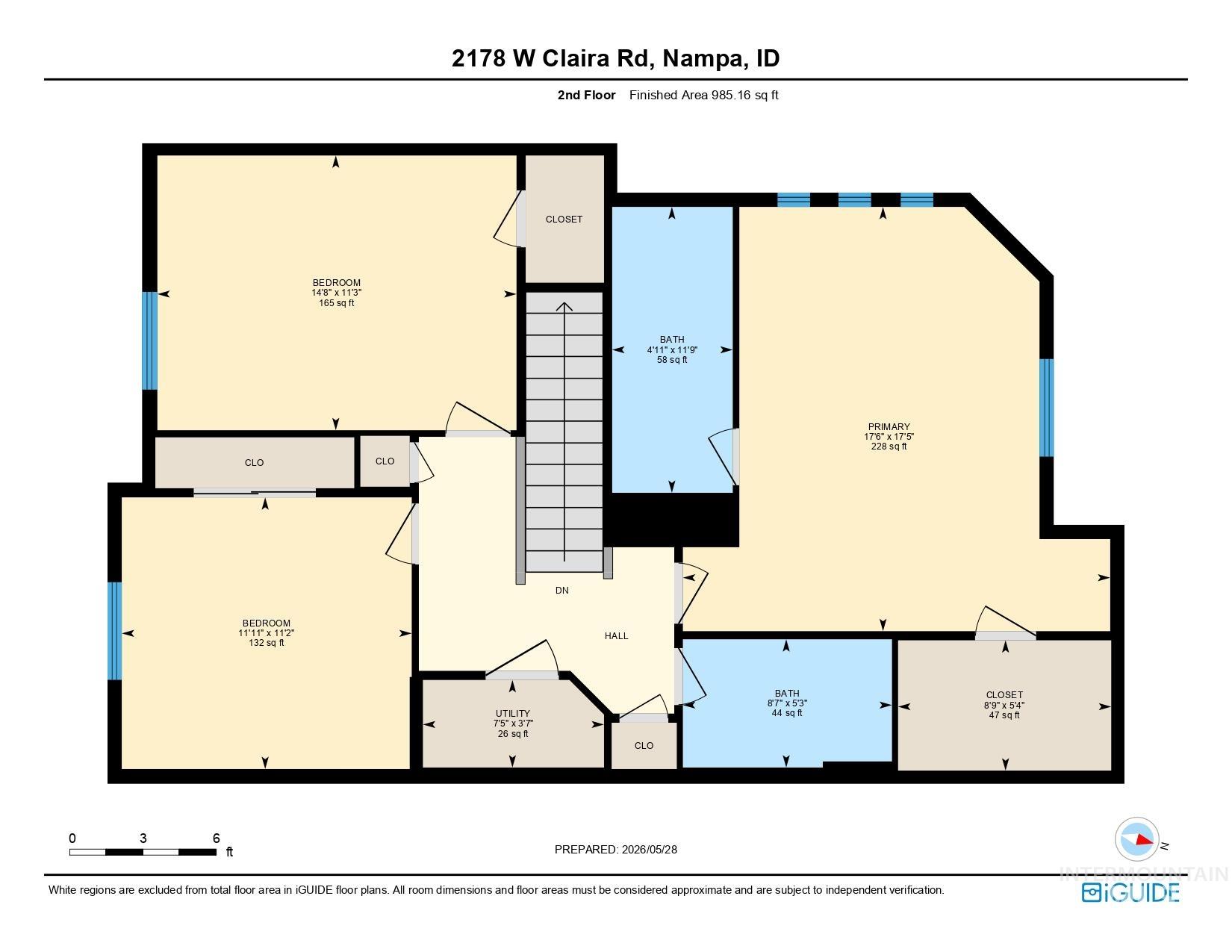 2178 W Claira Road, Nampa, Idaho 83651, 3 Bedrooms, 2.5 Bathrooms, Residential For Sale, Price $368,000, 98989035