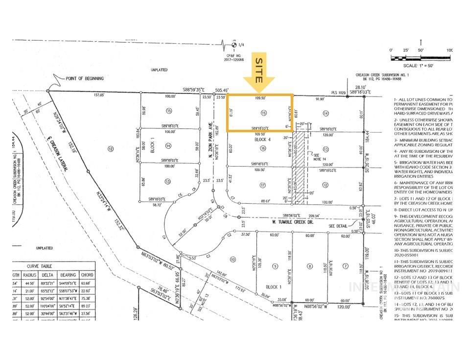2984 N Zion Park Ave, Meridian, Idaho 83680, Land For Sale, Price $210,000,MLS 98989049