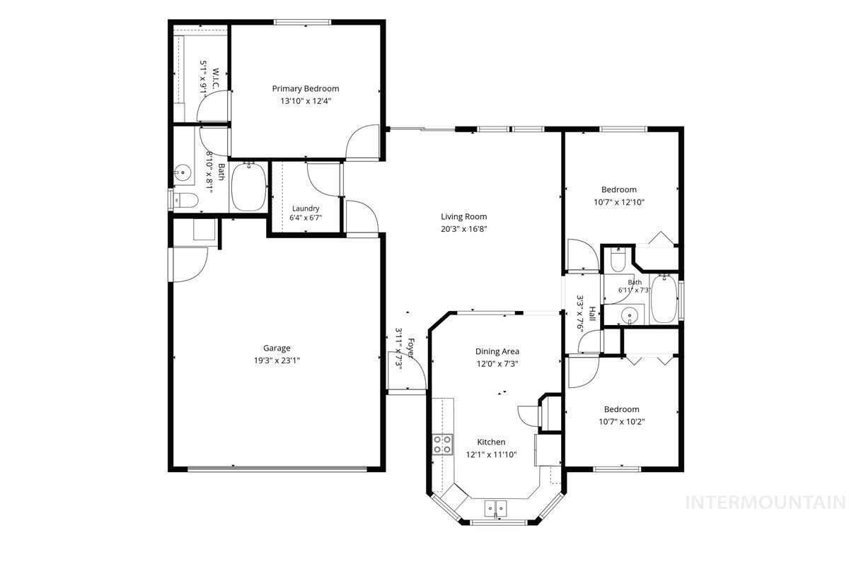 738 W Mariah Ave, Nampa, Idaho 83686, 3 Bedrooms, 2 Bathrooms, Residential For Sale, Price $435,000,MLS 98989130