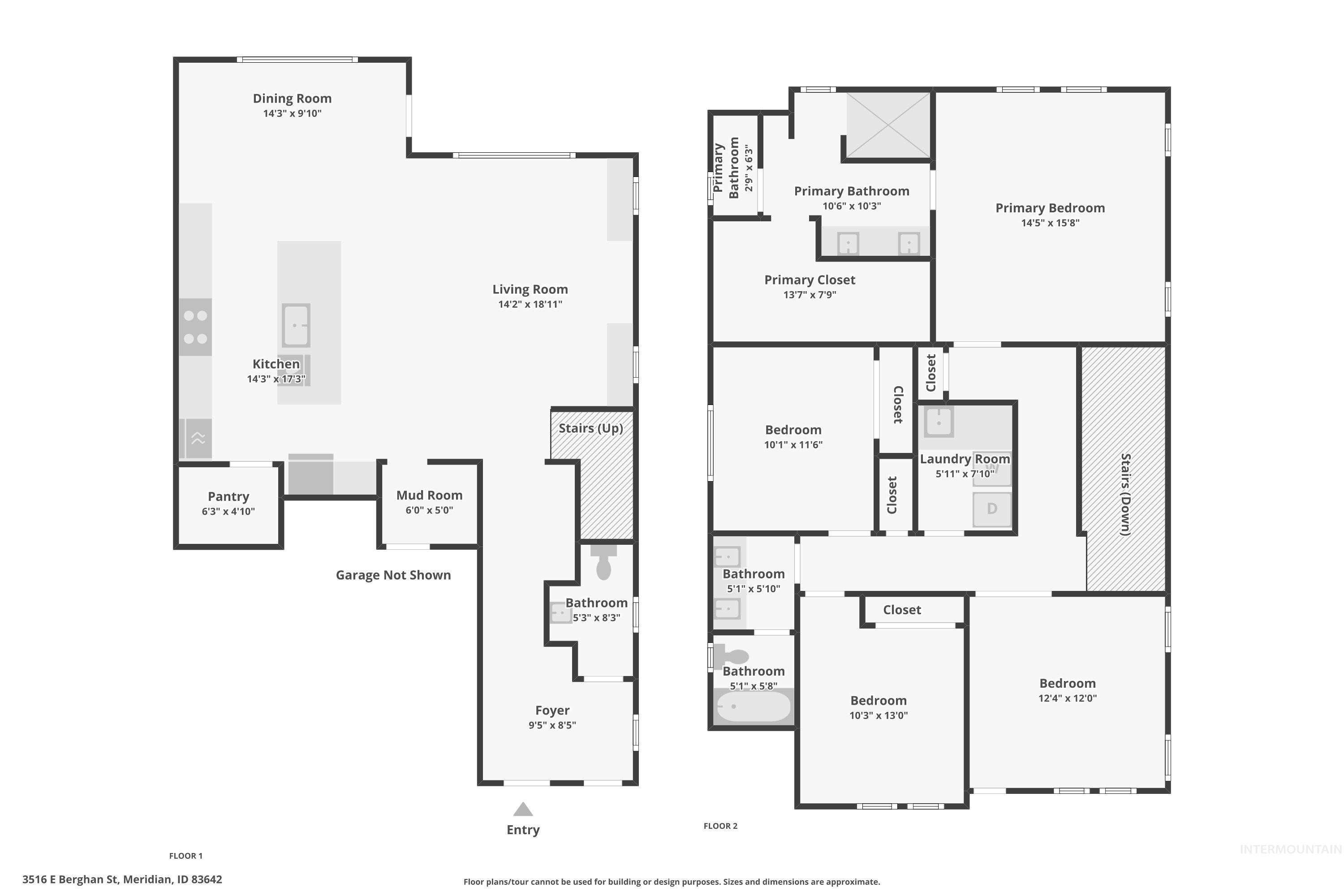 3516 E Berghan St, Meridian, Idaho 83642, 4 Bedrooms, 2.5 Bathrooms, Residential For Sale, Price $584,900,MLS 98989131