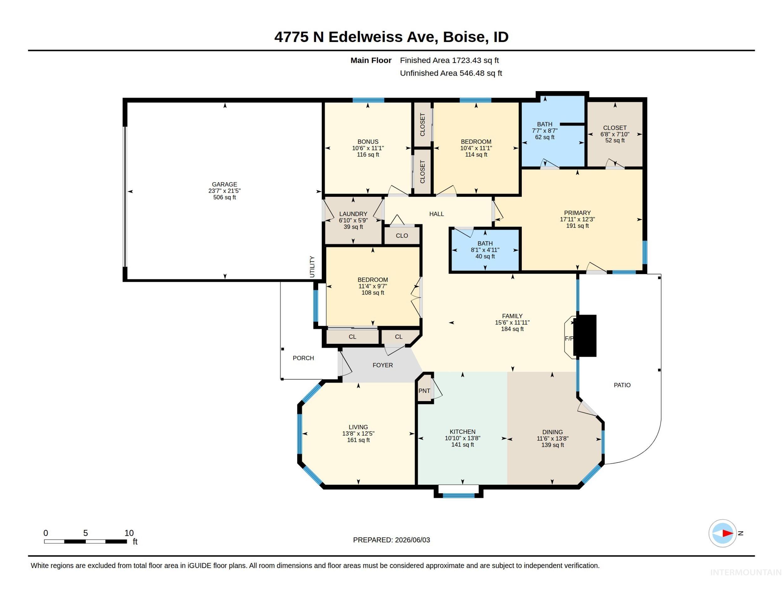 4775 N Edelweiss Ave, Boise, Idaho 83713-0522, 4 Bedrooms, 2 Bathrooms, Residential For Sale, Price $489,500,MLS 98989264