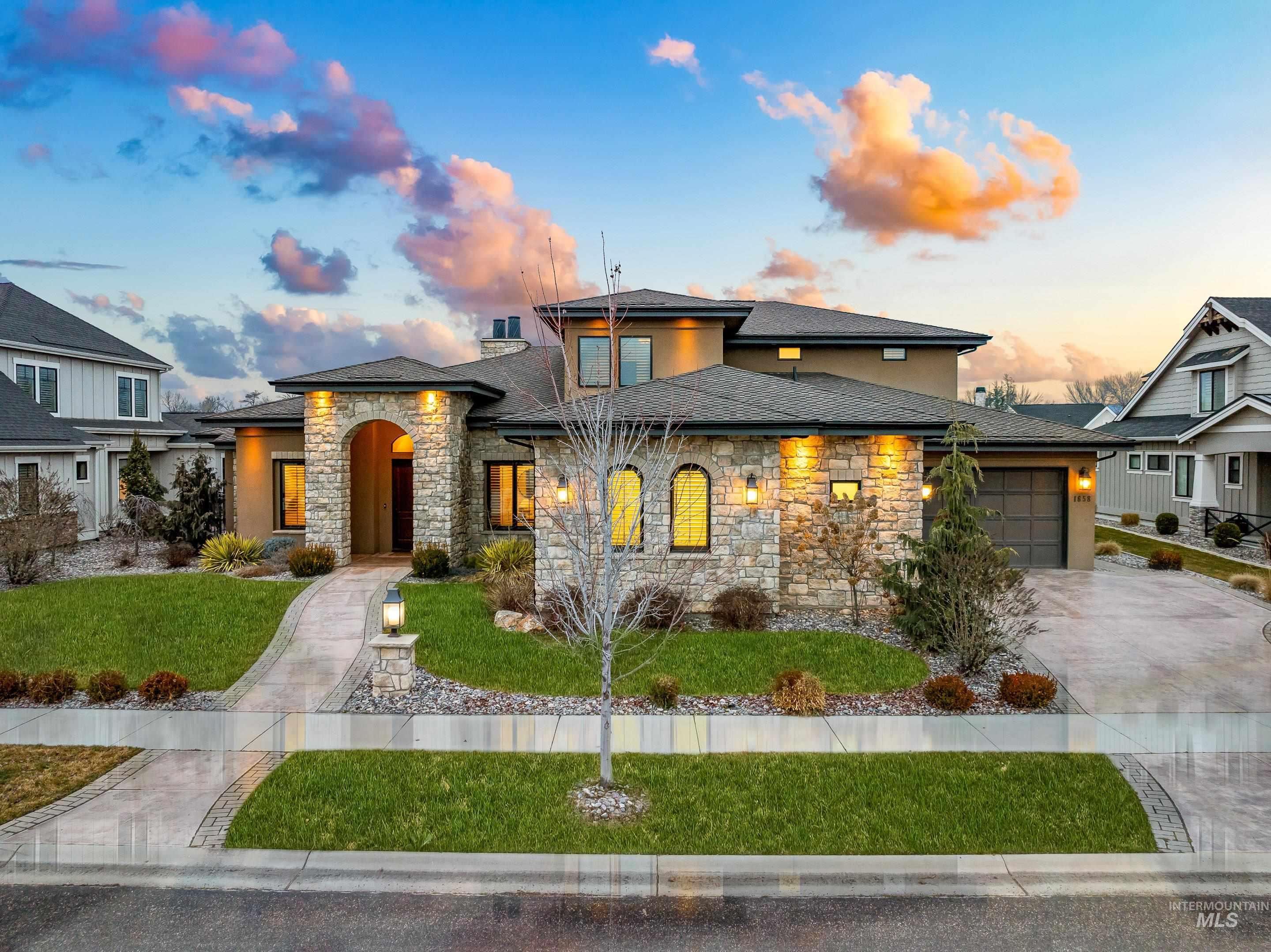 1658 E Crowne Pointe Dr, Eagle, Idaho 83616, 4 Bedrooms, 3.5 Bathrooms, Residential For Sale, Price $1,800,000,MLS 98989398