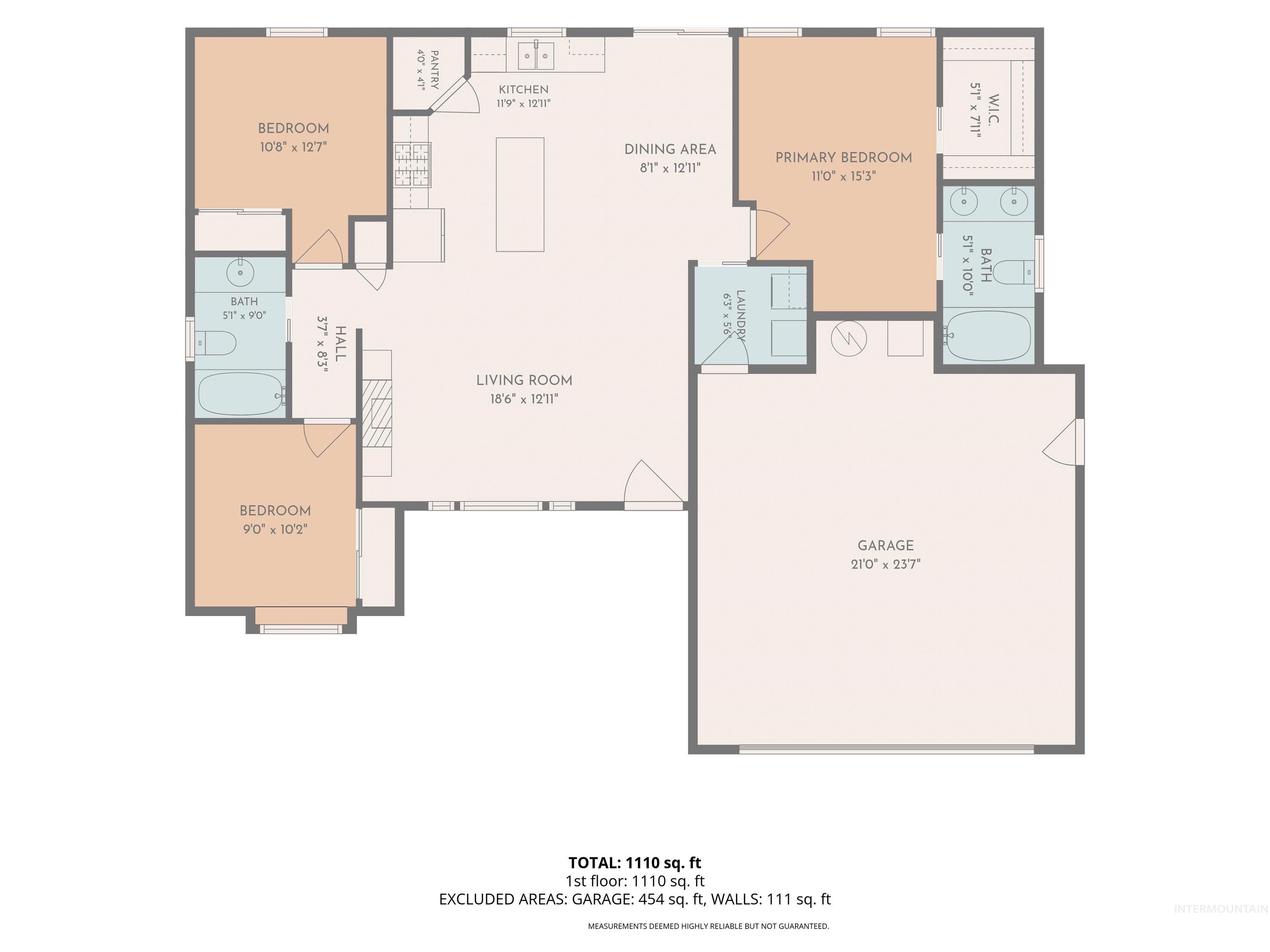 747 Kanner Ct, Twin Falls, Idaho 83301, 3 Bedrooms, 2 Bathrooms, Residential For Sale, Price $345,000, 98989416