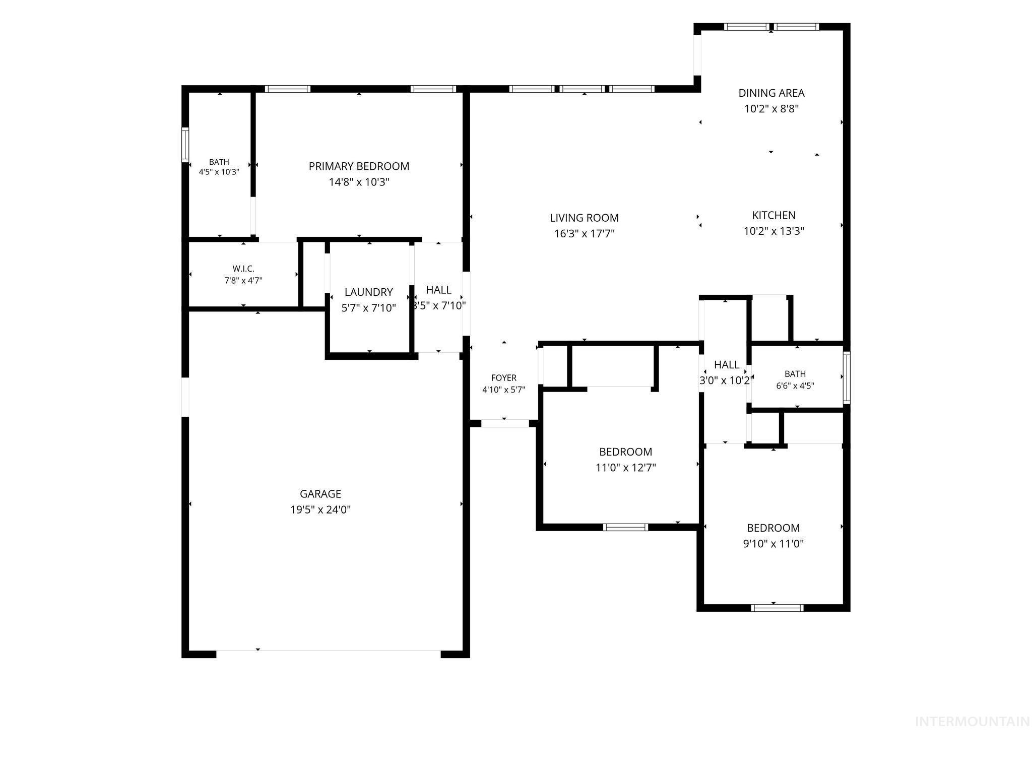1017 Magnolia St., Burley, Idaho 83318, 3 Bedrooms, 2 Bathrooms, Residential For Sale, Price $320,000,MLS 98989499