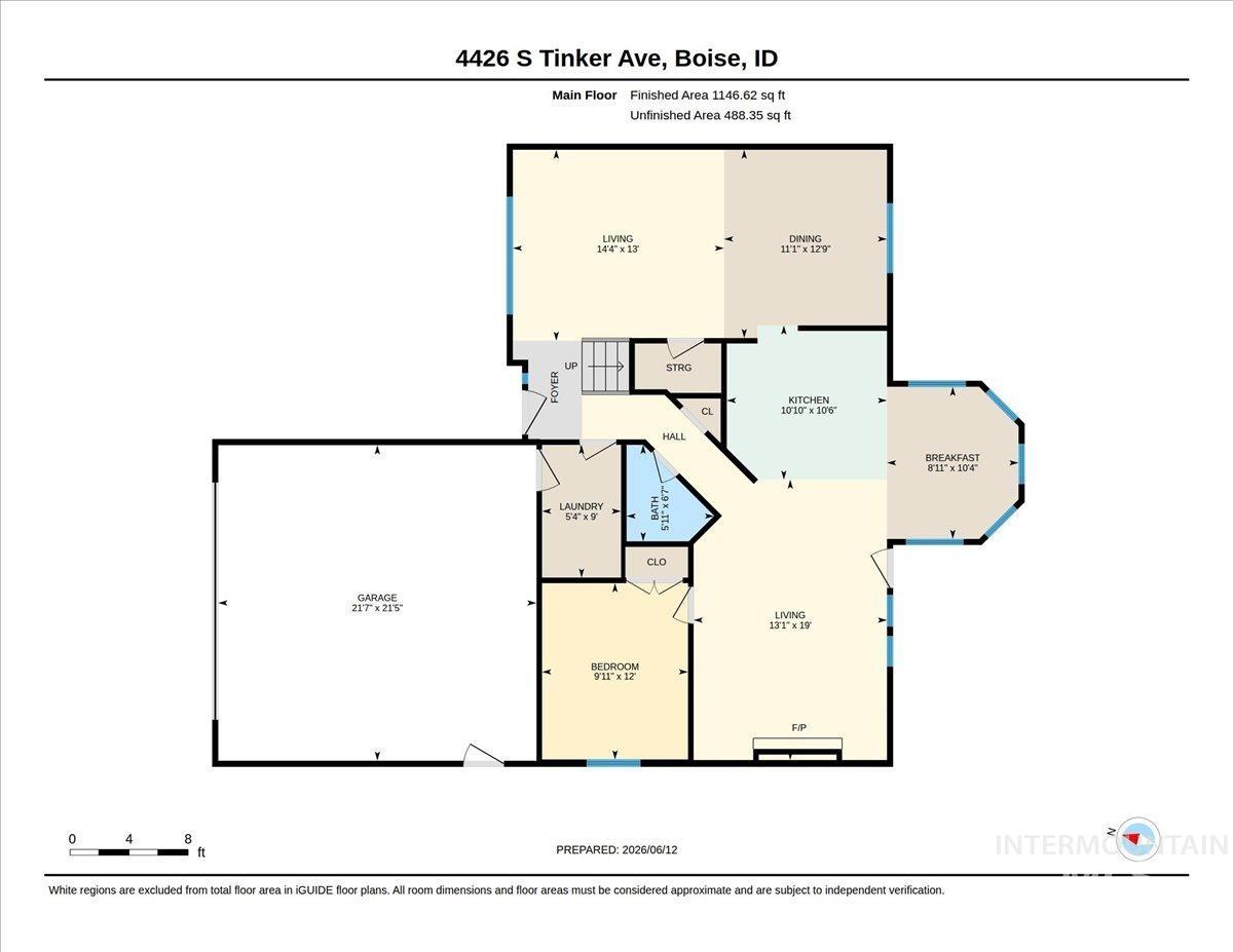 4426 S Tinker Ave, Boise, Idaho 83709, 4 Bedrooms, 2.5 Bathrooms, Residential For Sale, Price $515,000, 98989595