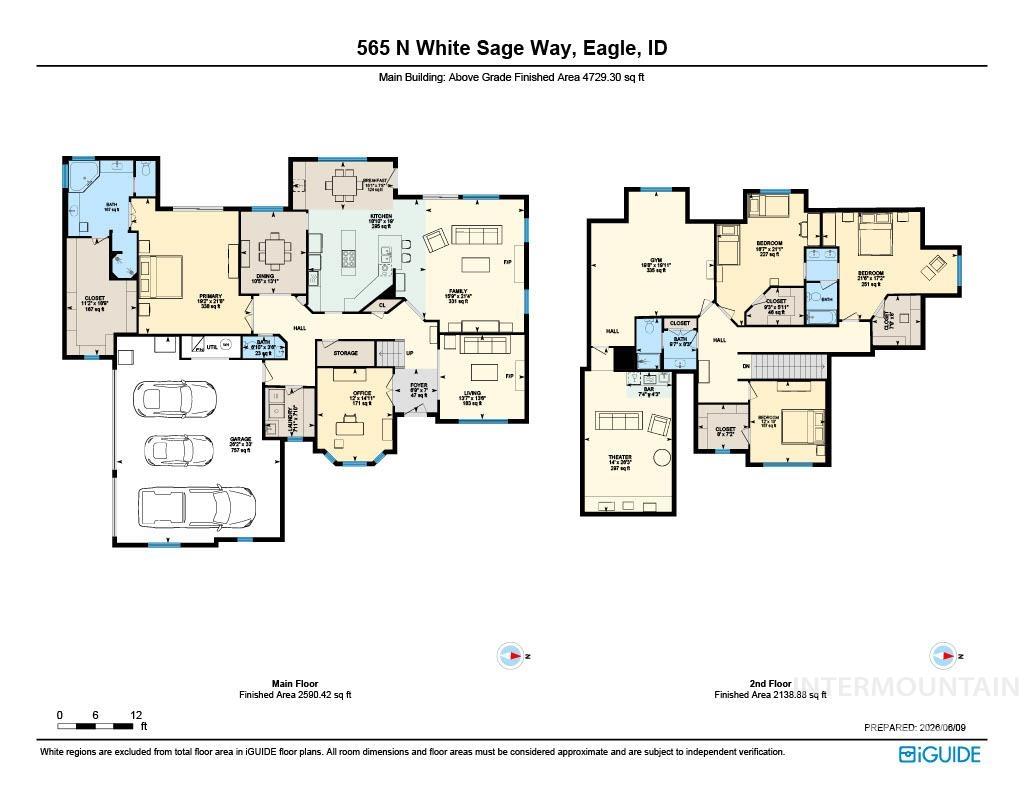 565 N White Sage Way, Eagle, Idaho 83616, 4 Bedrooms, 3.5 Bathrooms, Residential For Sale, Price $1,750,000,MLS 98989628