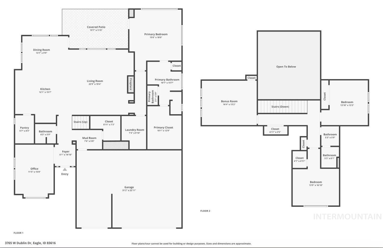 3765 W Dublin Dr, Eagle, Idaho 83616, 3 Bedrooms, 2.5 Bathrooms, Residential For Sale, Price $935,000,MLS 98989755