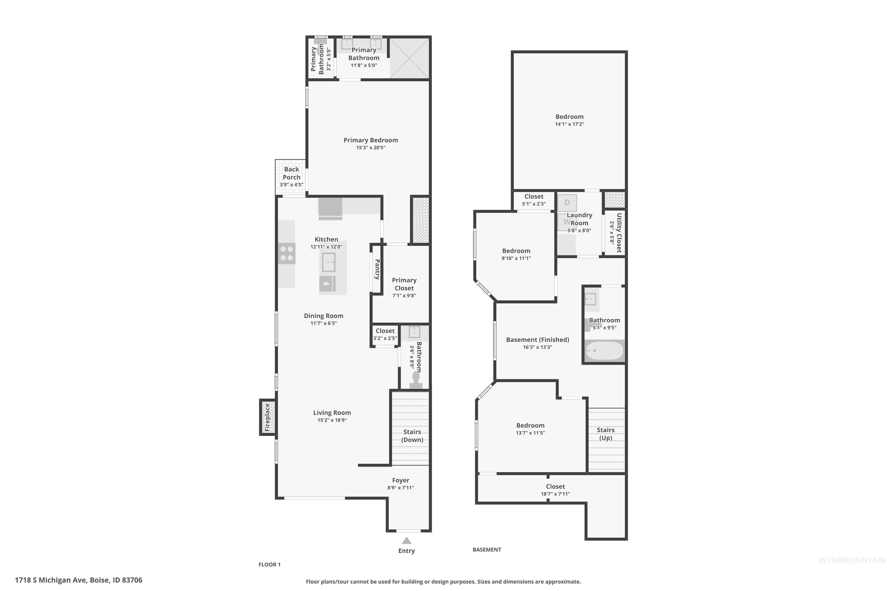 1718 S Michigan Ave, Boise, Idaho 83706, 3 Bedrooms, 2.5 Bathrooms, Residential For Sale, Price $650,000, 98989771