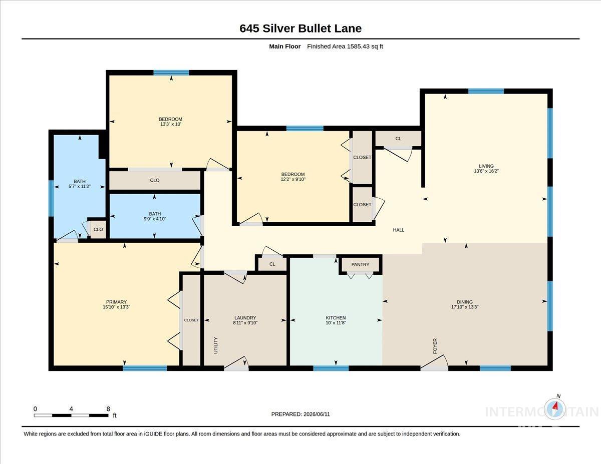 7345 Silver Bullet Ln, Star, Idaho 83669, 3 Bedrooms, 2 Bathrooms, Residential For Sale, Price $1,150,000,MLS 98989876