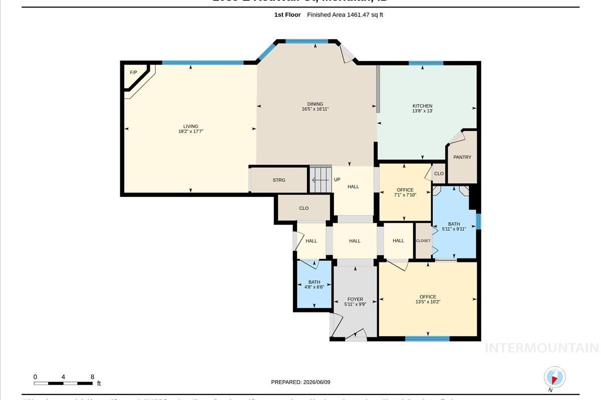 1039 E Redwall Ct., Meridian, Idaho 83646, 5 Bedrooms, 3.5 Bathrooms, Residential For Sale, Price $800,000,MLS 98989883
