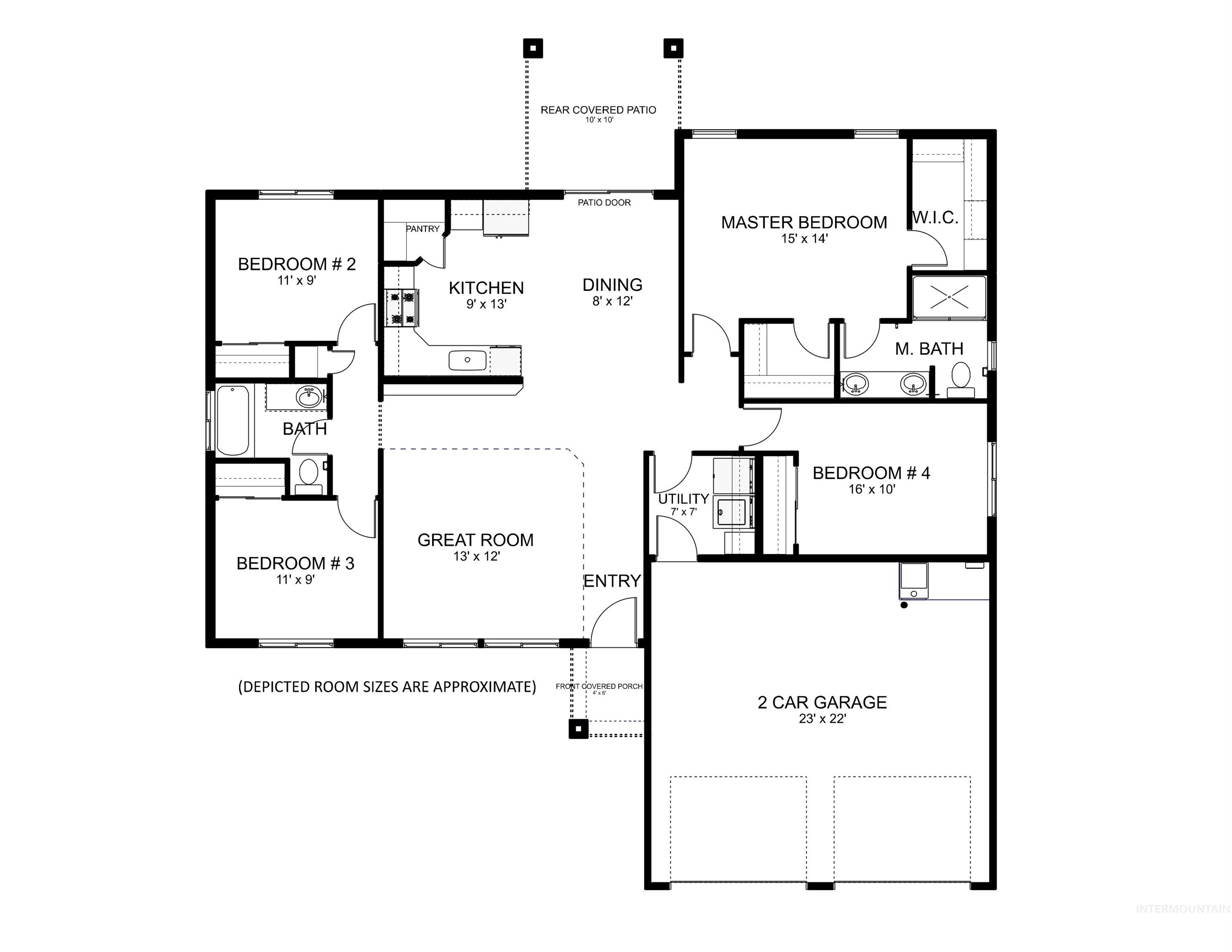 1370 Dawn St, Weiser, Idaho 83672, 4 Bedrooms, 2 Bathrooms, Residential For Sale, Price $371,299,MLS 98989956