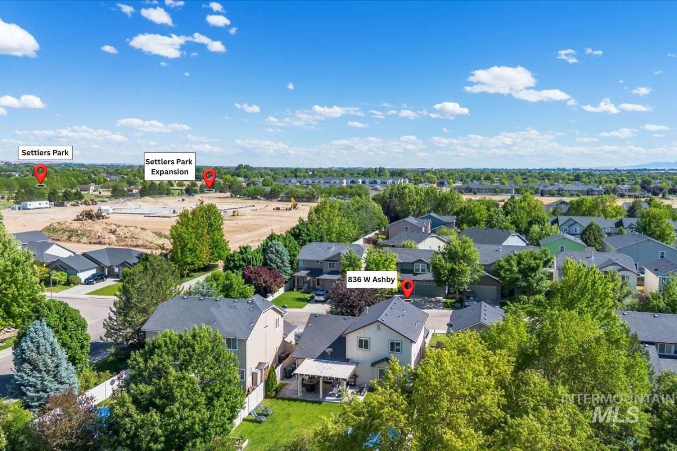 836 W Ashby Dr, Meridian, Idaho 83646, 4 Bedrooms, 2.5 Bathrooms, Residential For Sale, Price $498,000,MLS 98989984