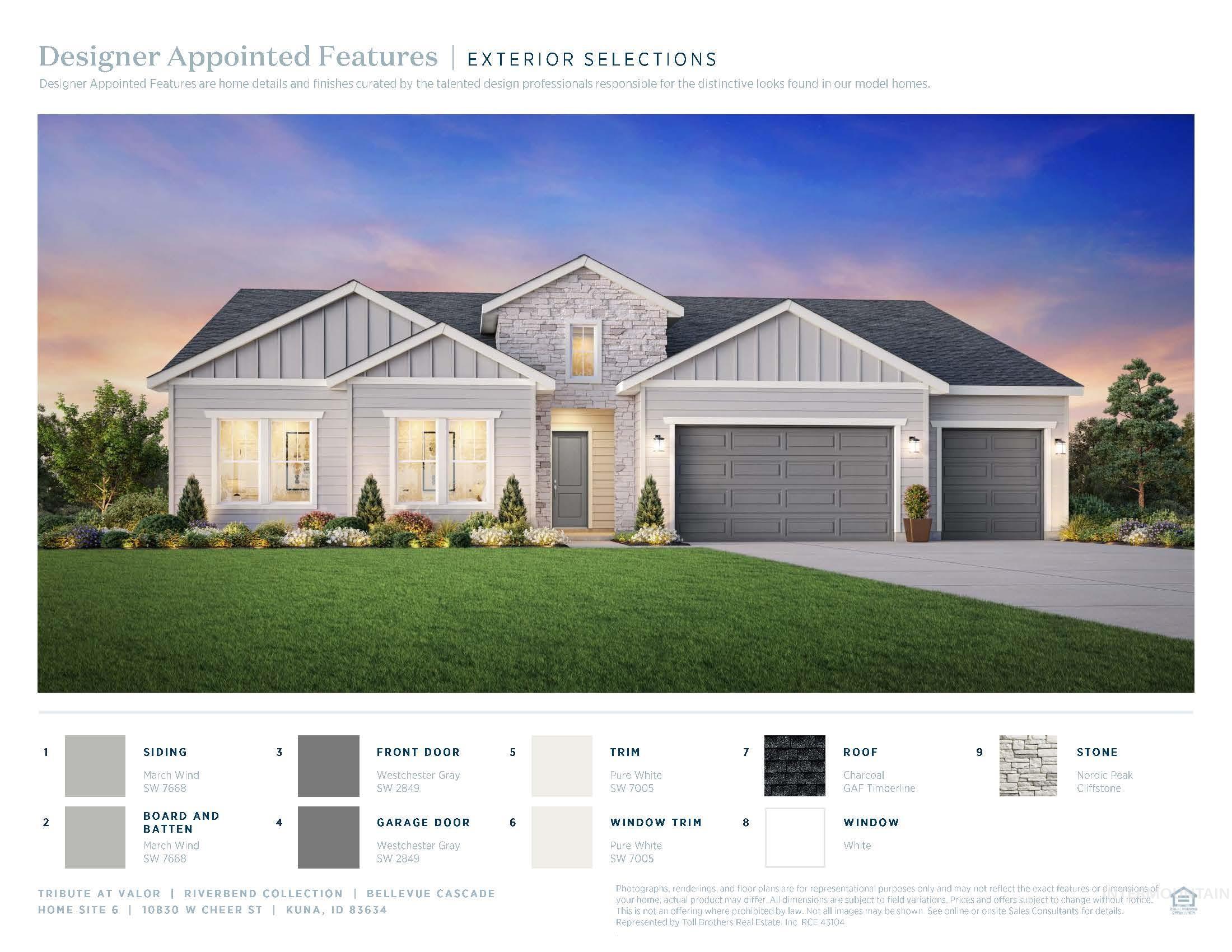 10830 W Cheer St, Kuna, Idaho 83634, 4 Bedrooms, 3.5 Bathrooms, Residential For Sale, Price $924,000, 98990005